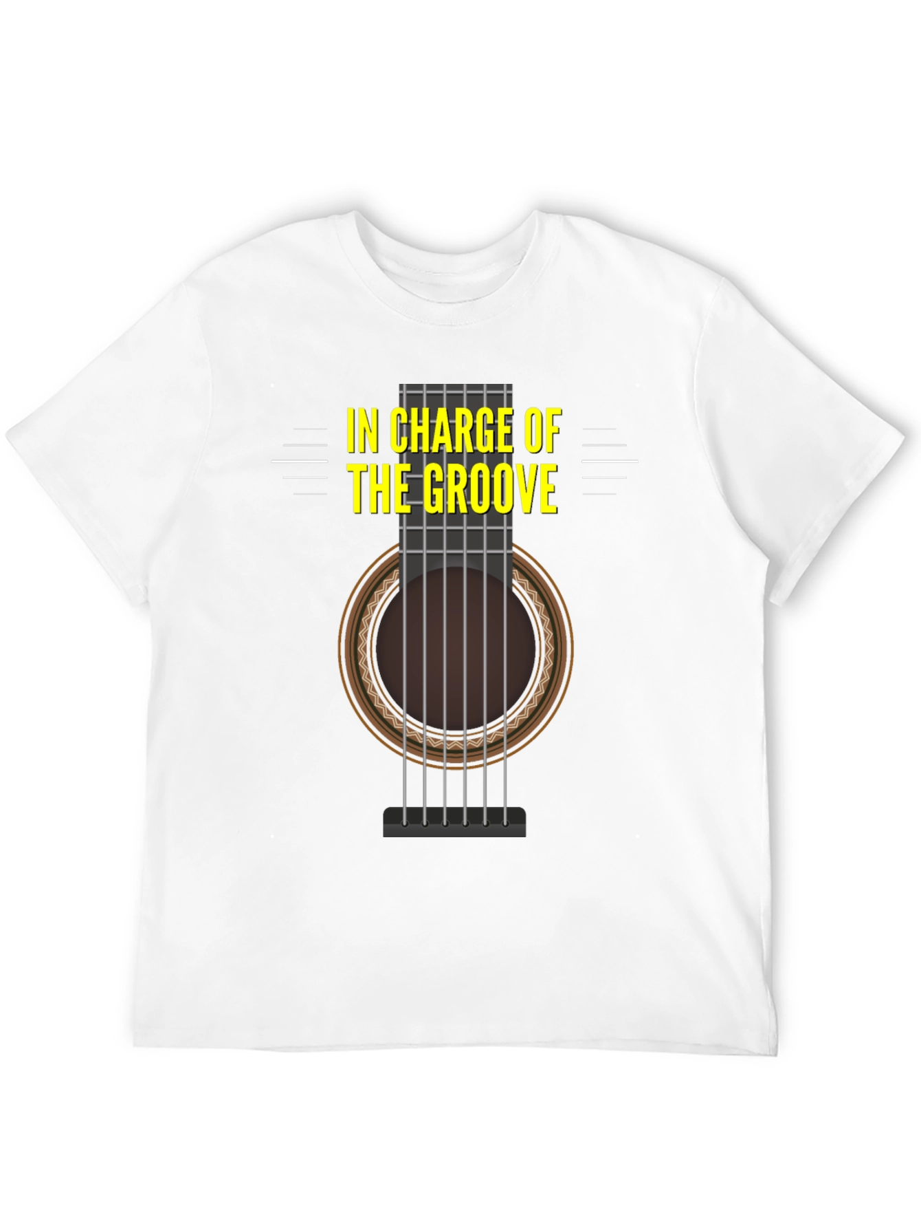 In Charge of The Groove Guitar Graphic Tee
