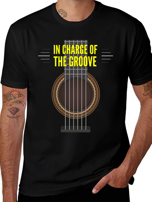 In Charge of The Groove Guitar Graphic Tee