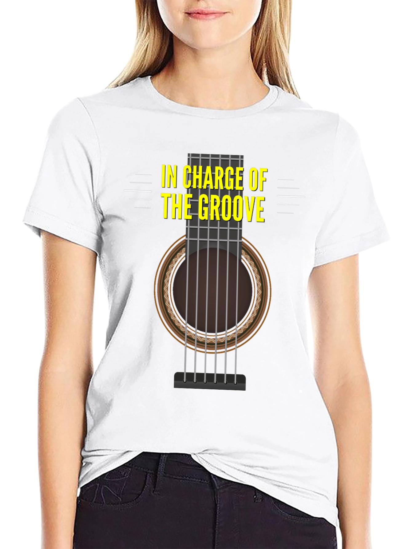 In Charge of The Groove Guitar Graphic Tee