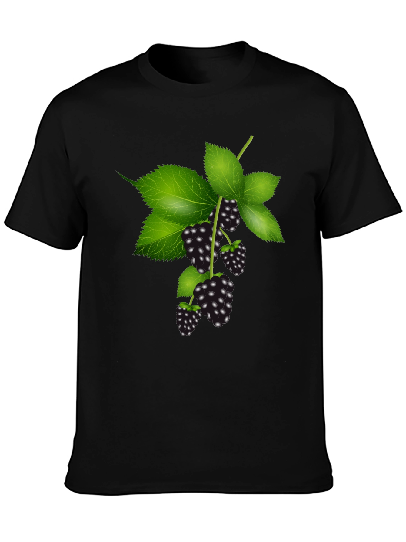 Blackberry Branch Graphic Tee - Stylish Casual Wear