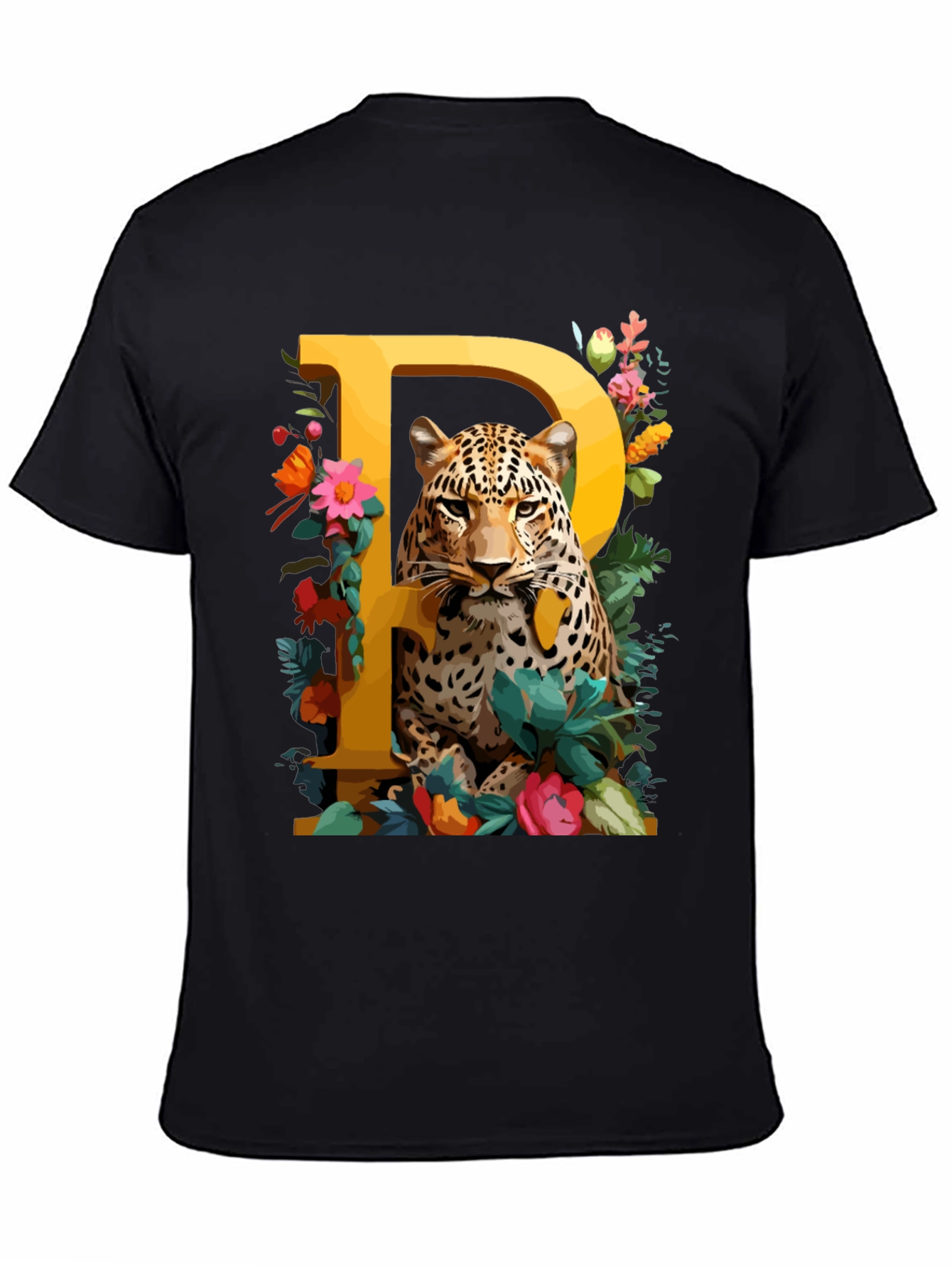 Leopard P Initial Tee