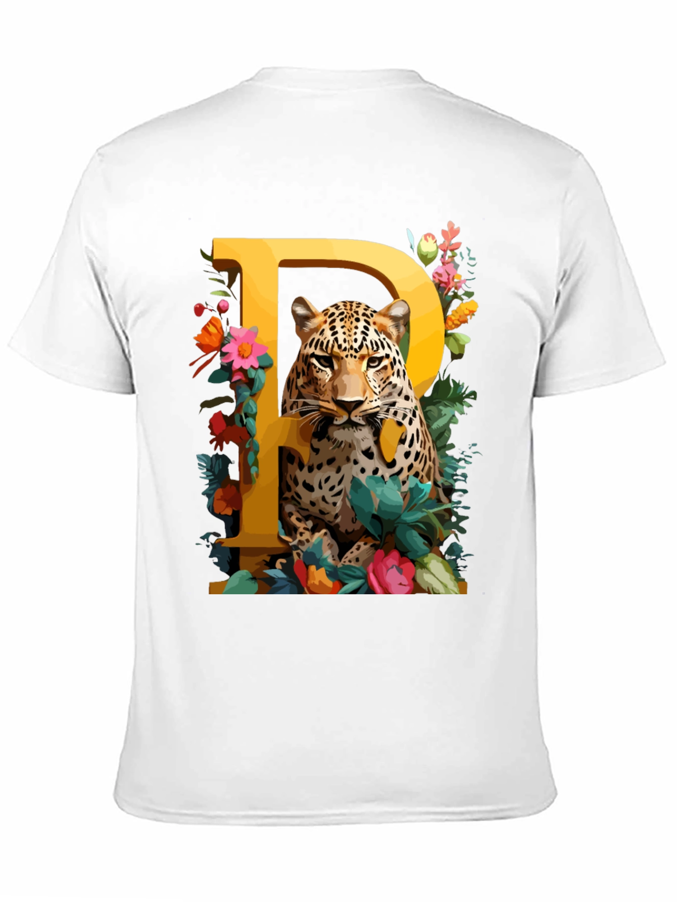 Leopard P Initial Tee