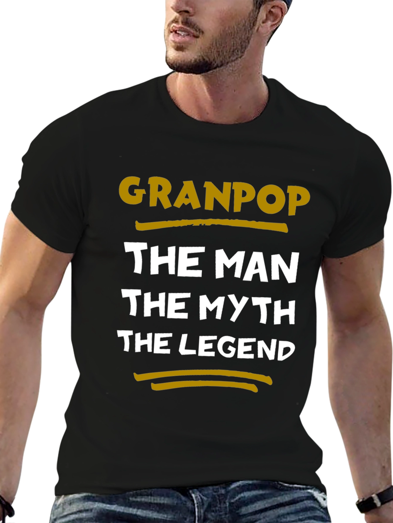 Granpop T-Shirt - The Man The Myth The Legend