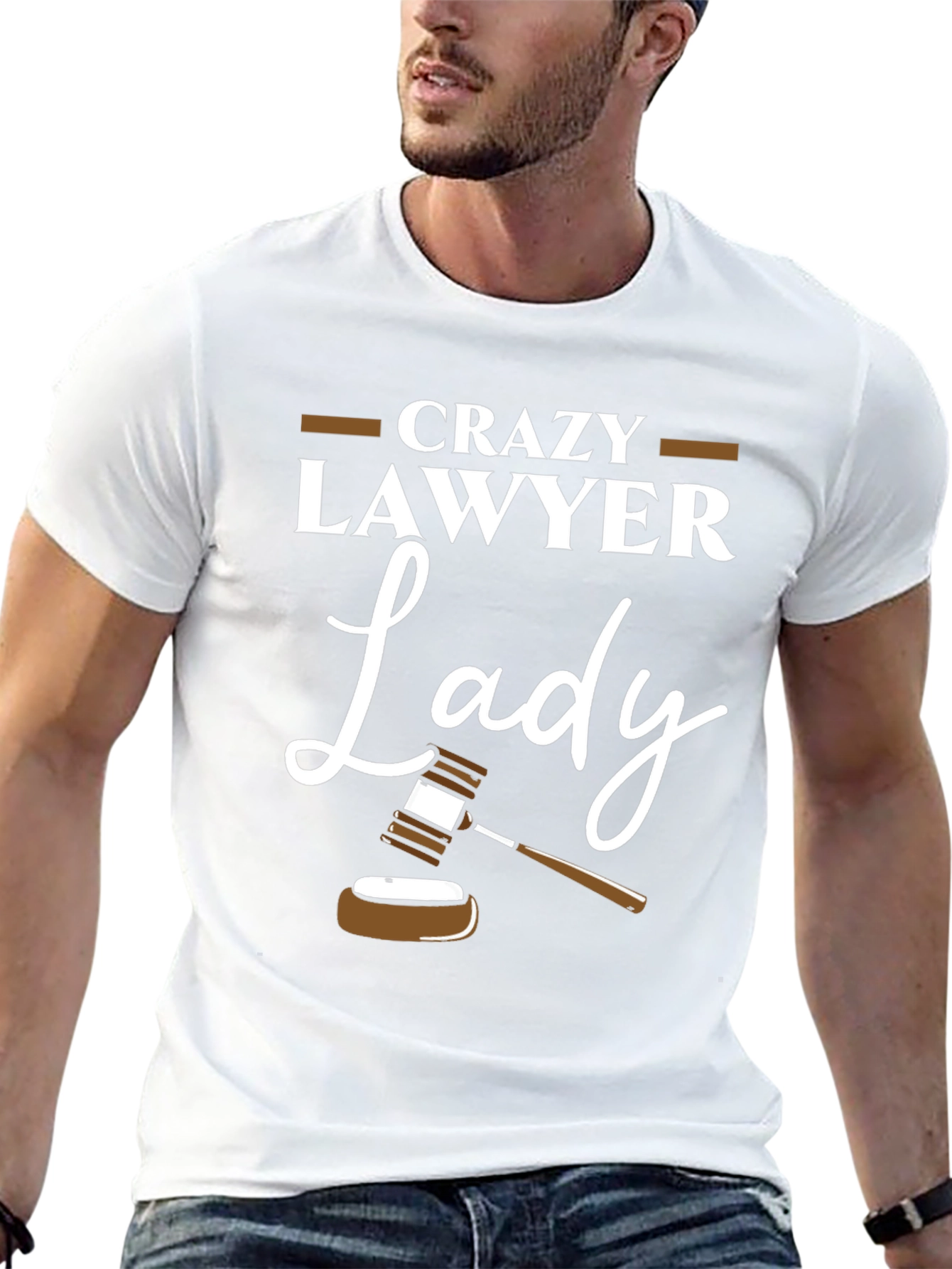Crazy Lawyer Lady Graphic Tee