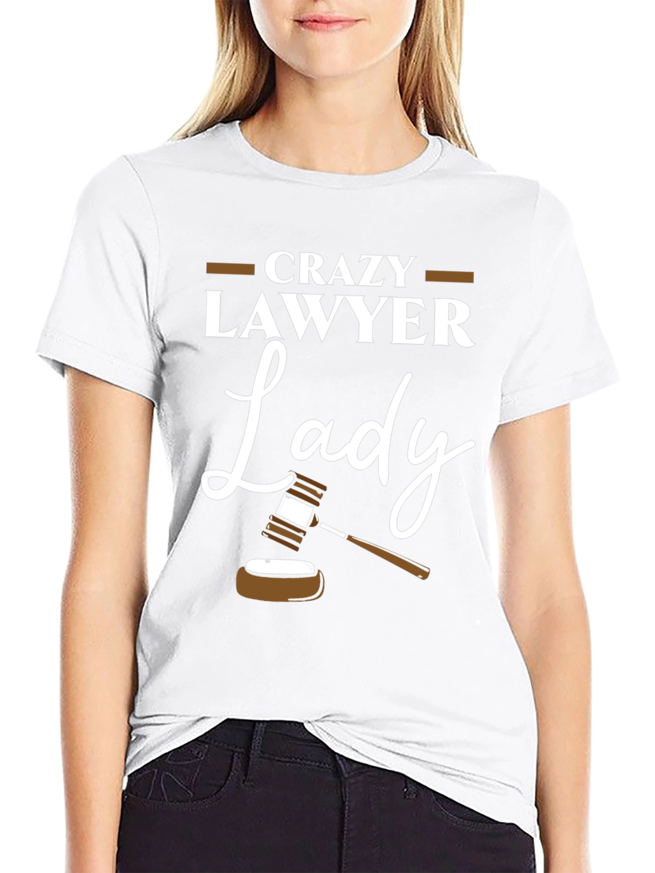 Crazy Lawyer Lady Graphic Tee