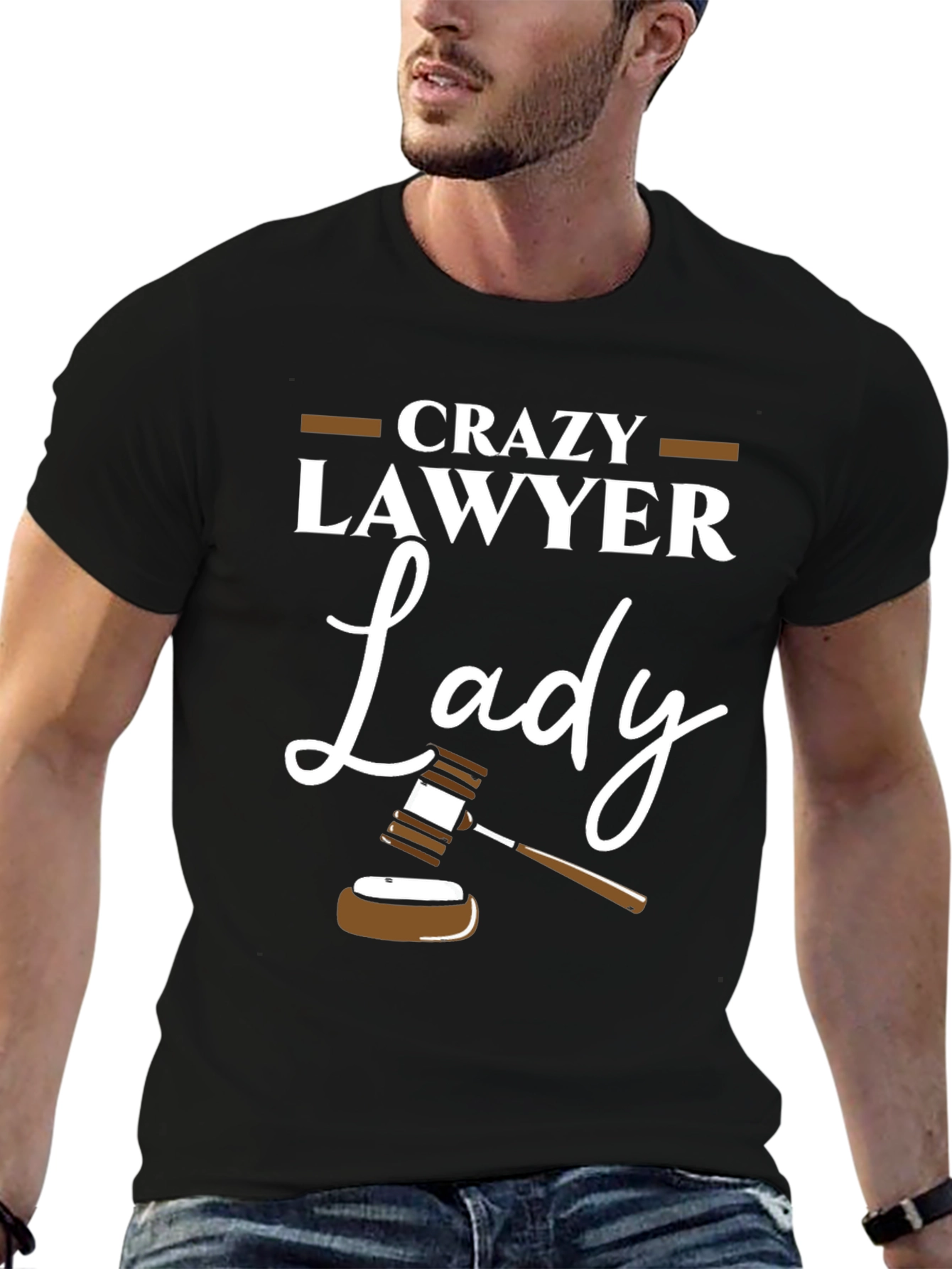 Crazy Lawyer Lady Graphic Tee