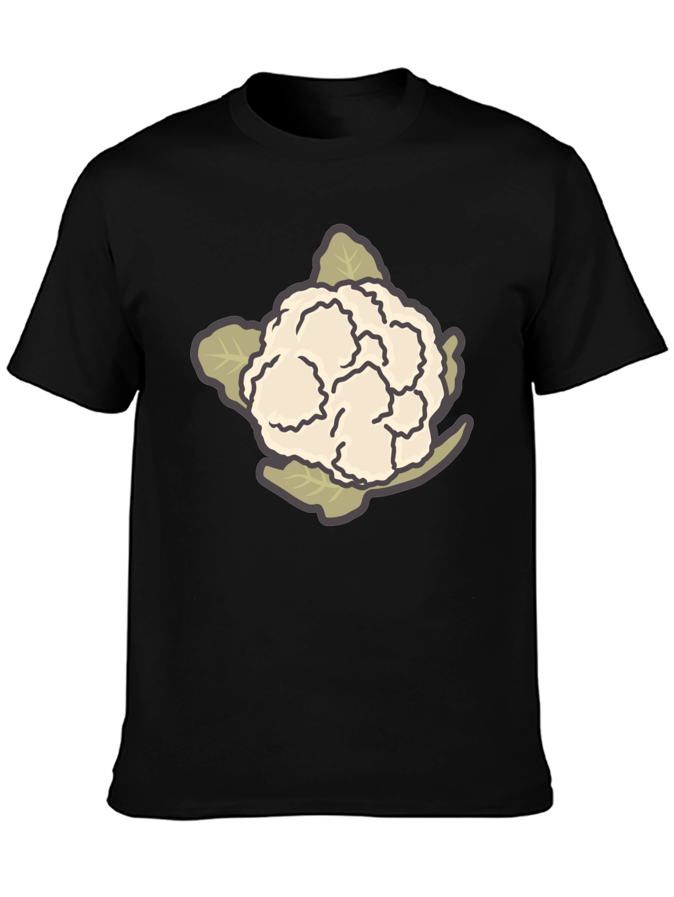 Cauliflower Graphic Tee - Unique Vegetable T-Shirt