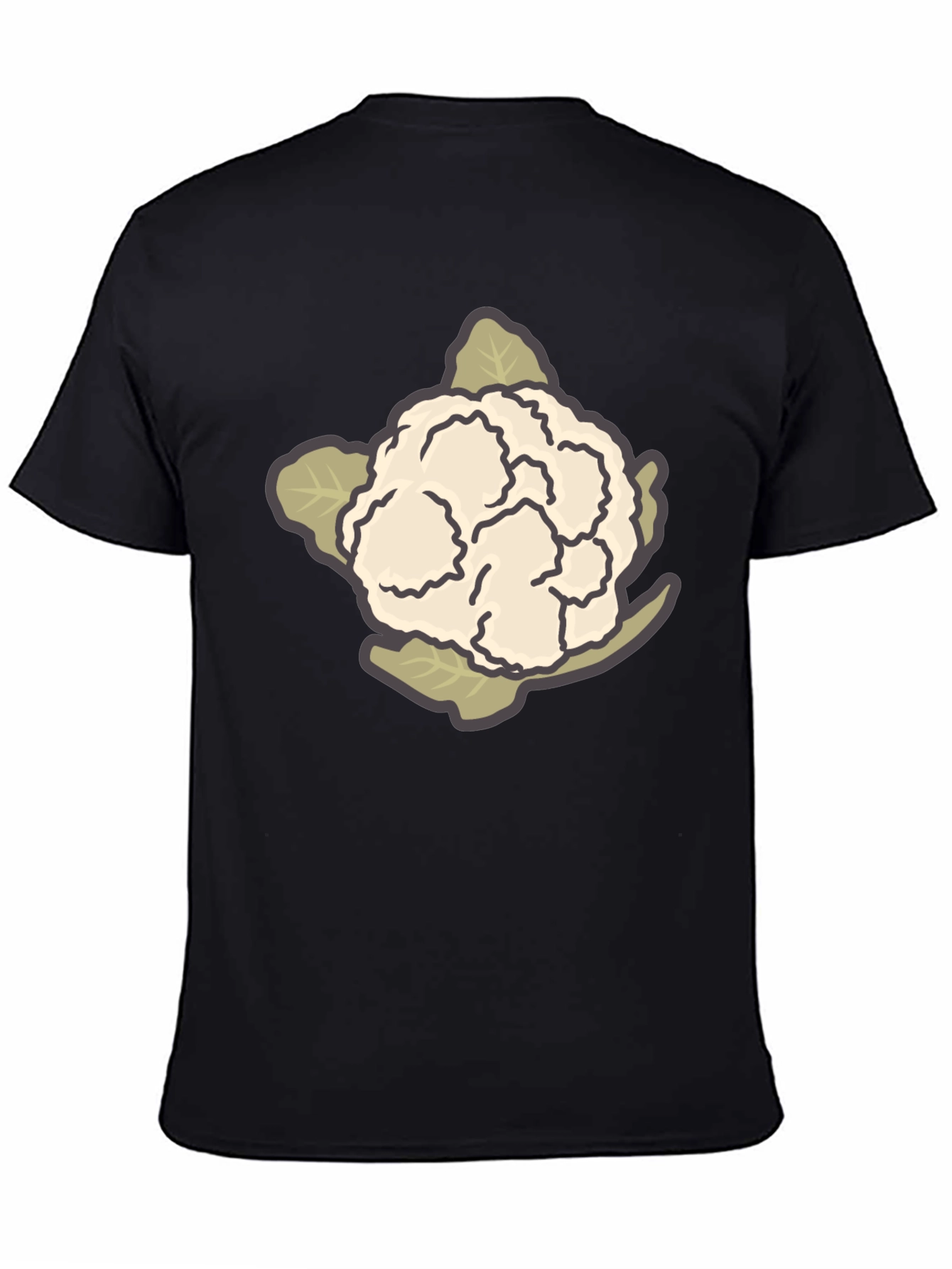 Cauliflower Graphic Tee - Unique Vegetable T-Shirt