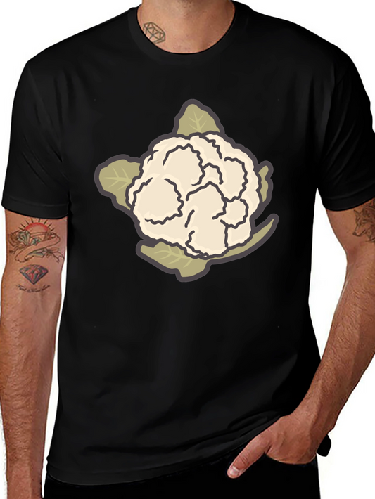 Cauliflower Graphic Tee - Unique Vegetable T-Shirt