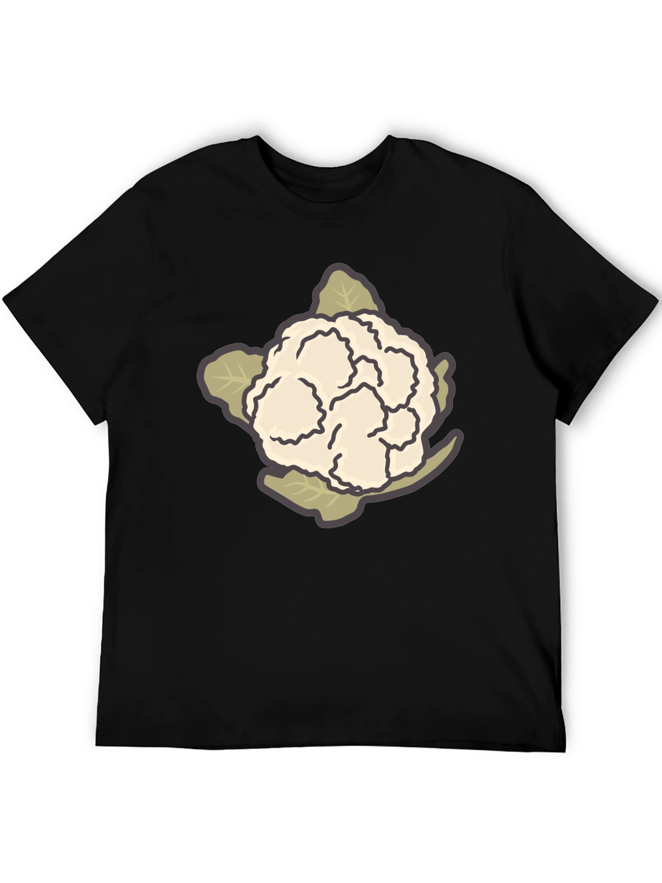Cauliflower Graphic Tee - Unique Vegetable T-Shirt