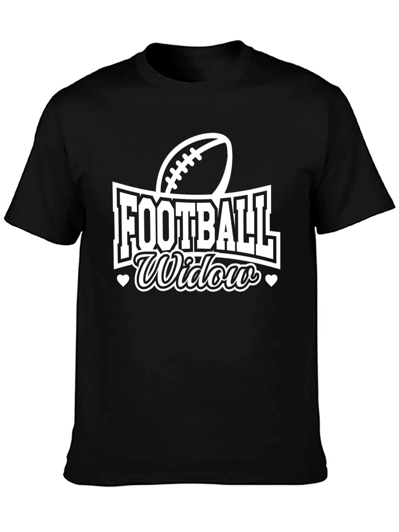 Football Widow T-Shirt - Game Day Apparel