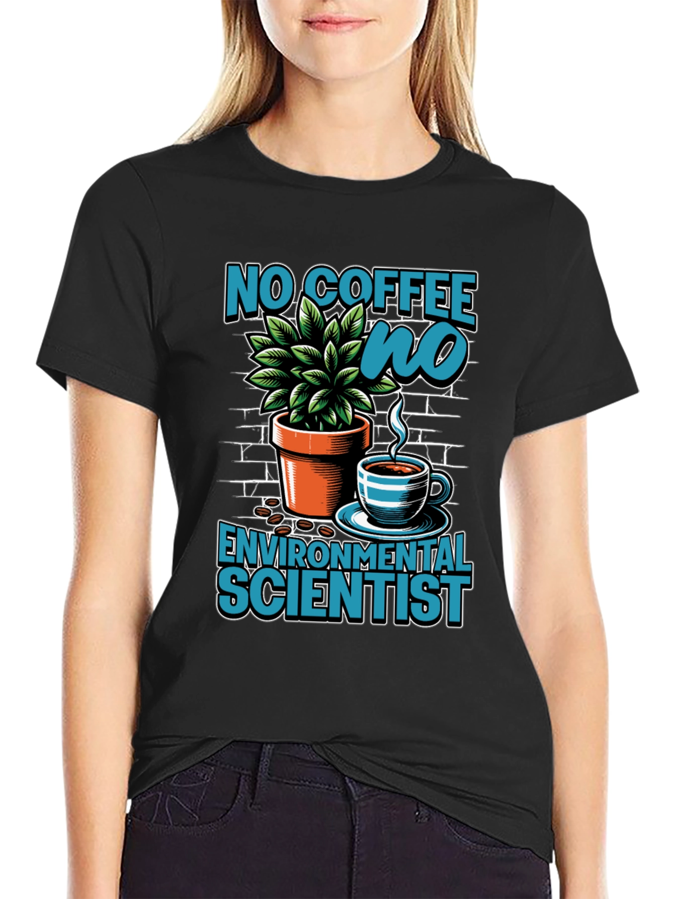 No Coffee No Environmental Scientist T-Shirt