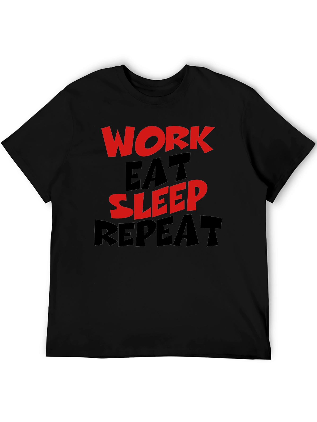 Work Eat Sleep Repeat Graphic Tee