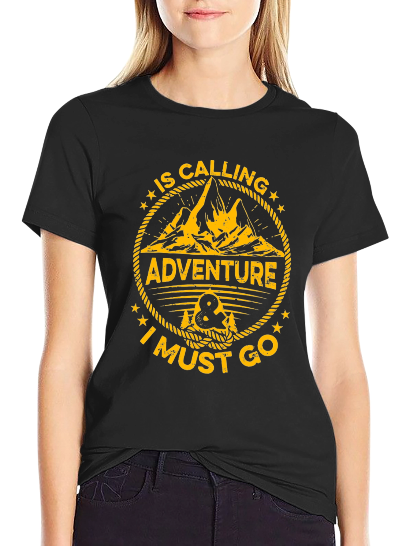 Adventure Calling T-Shirt - Black