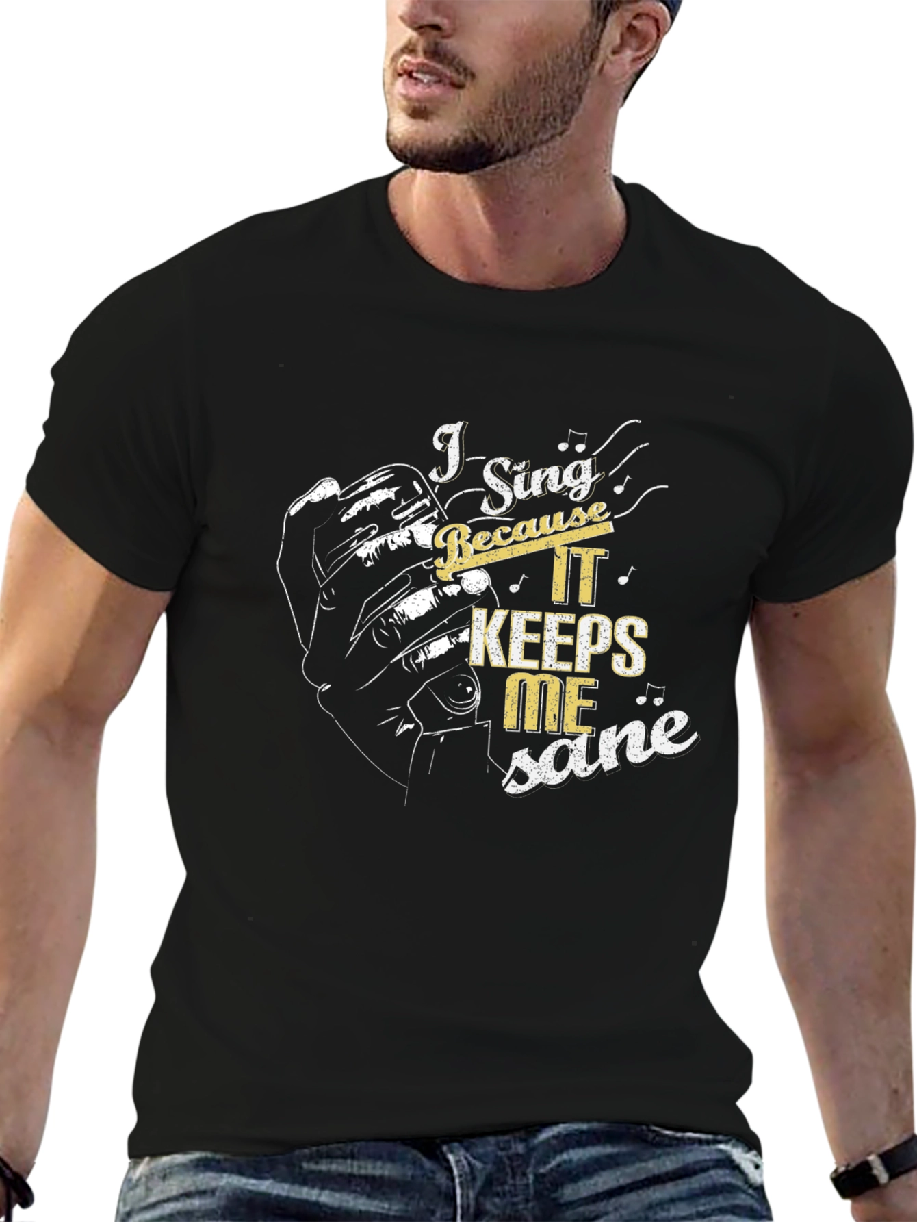 I Sing Because It Keeps Me Sane Graphic Tee