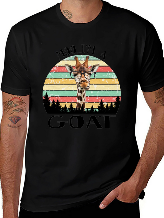 Moo Im A Goat Giraffe T-Shirt