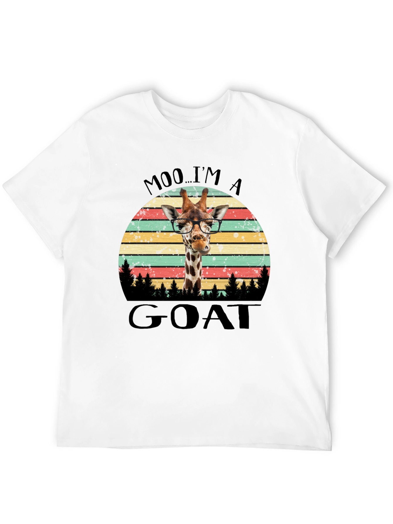 Moo Im A Goat Giraffe T-Shirt