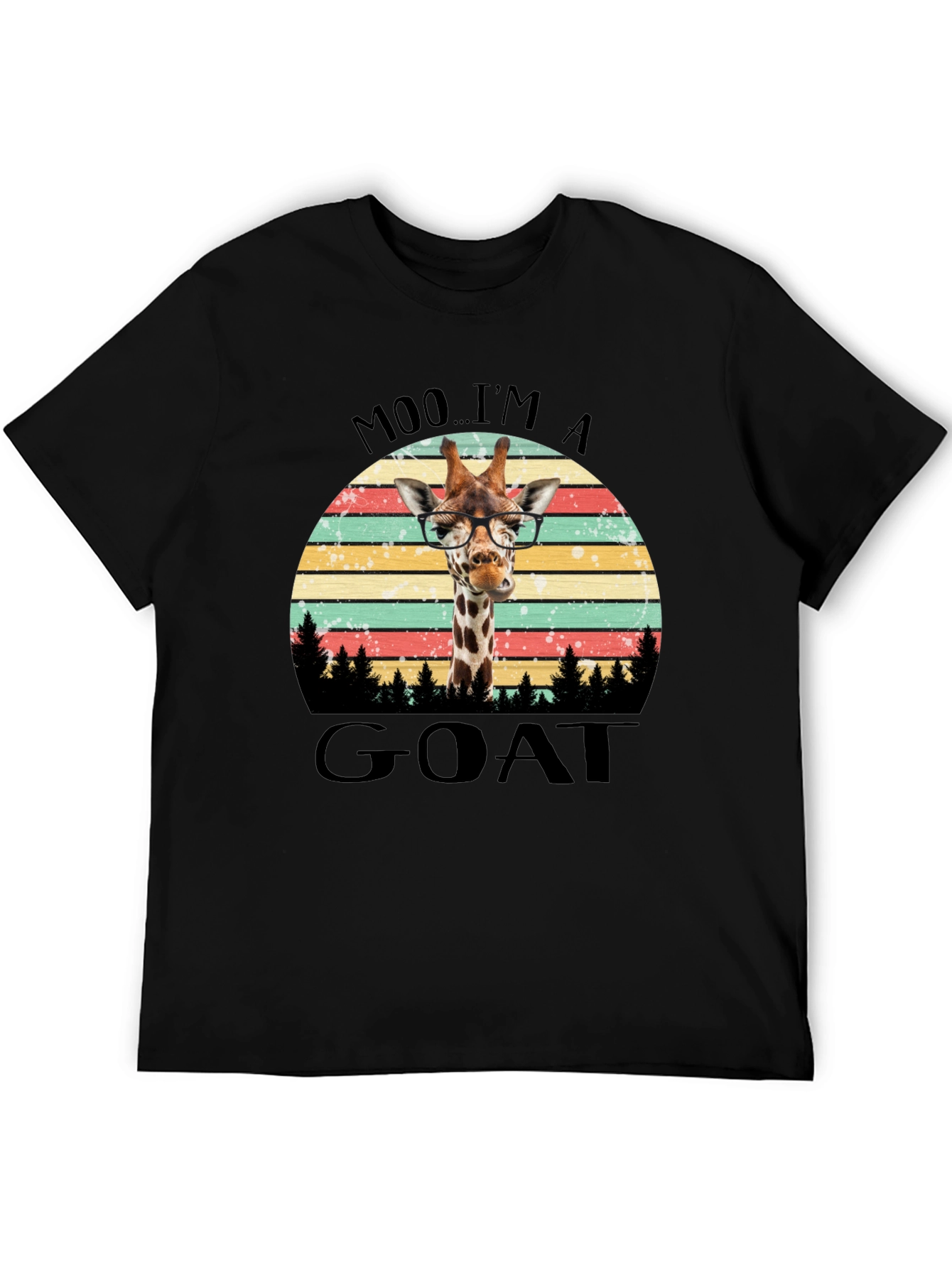 Moo Im A Goat Giraffe T-Shirt