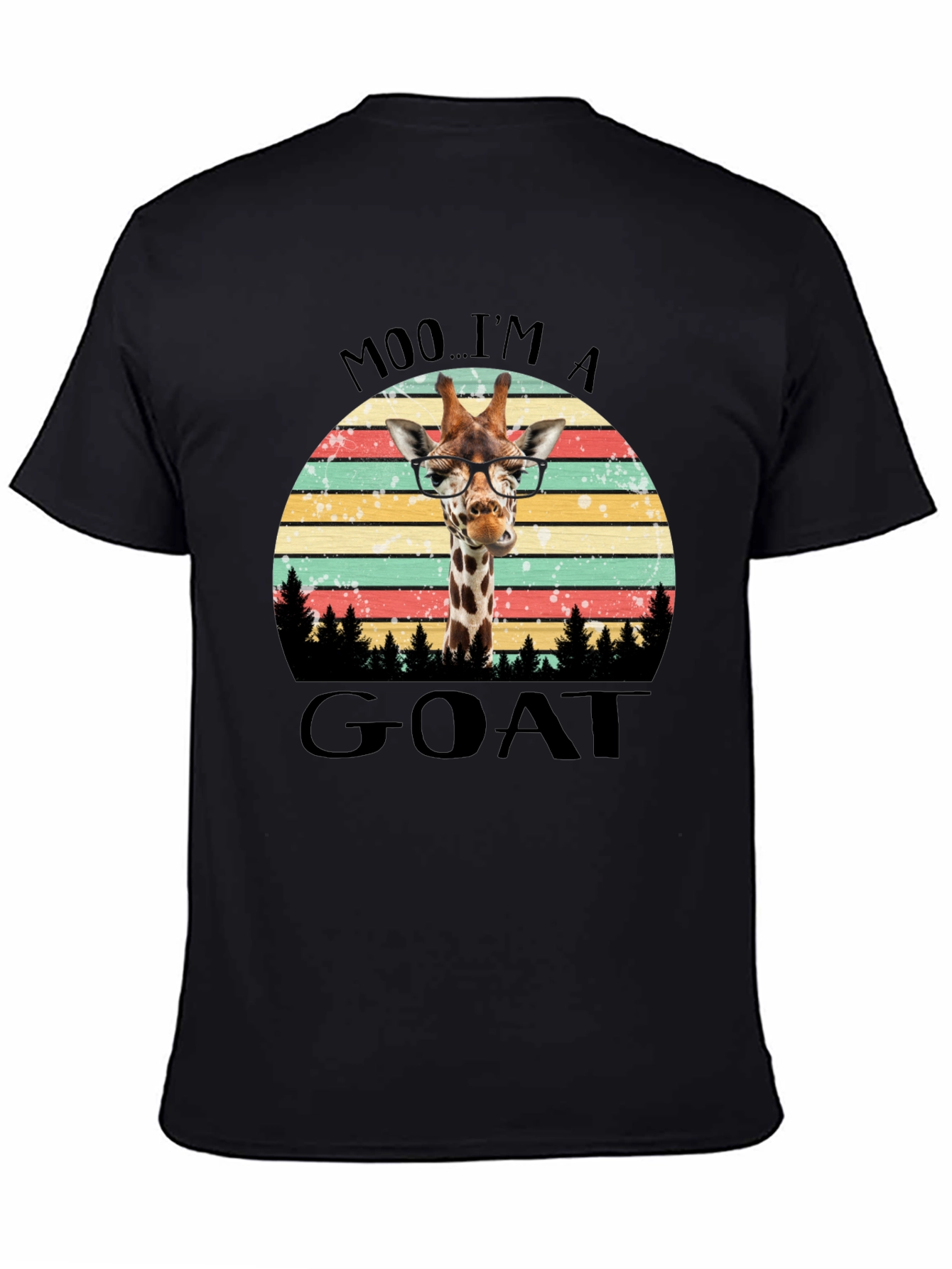 Moo Im A Goat Giraffe T-Shirt
