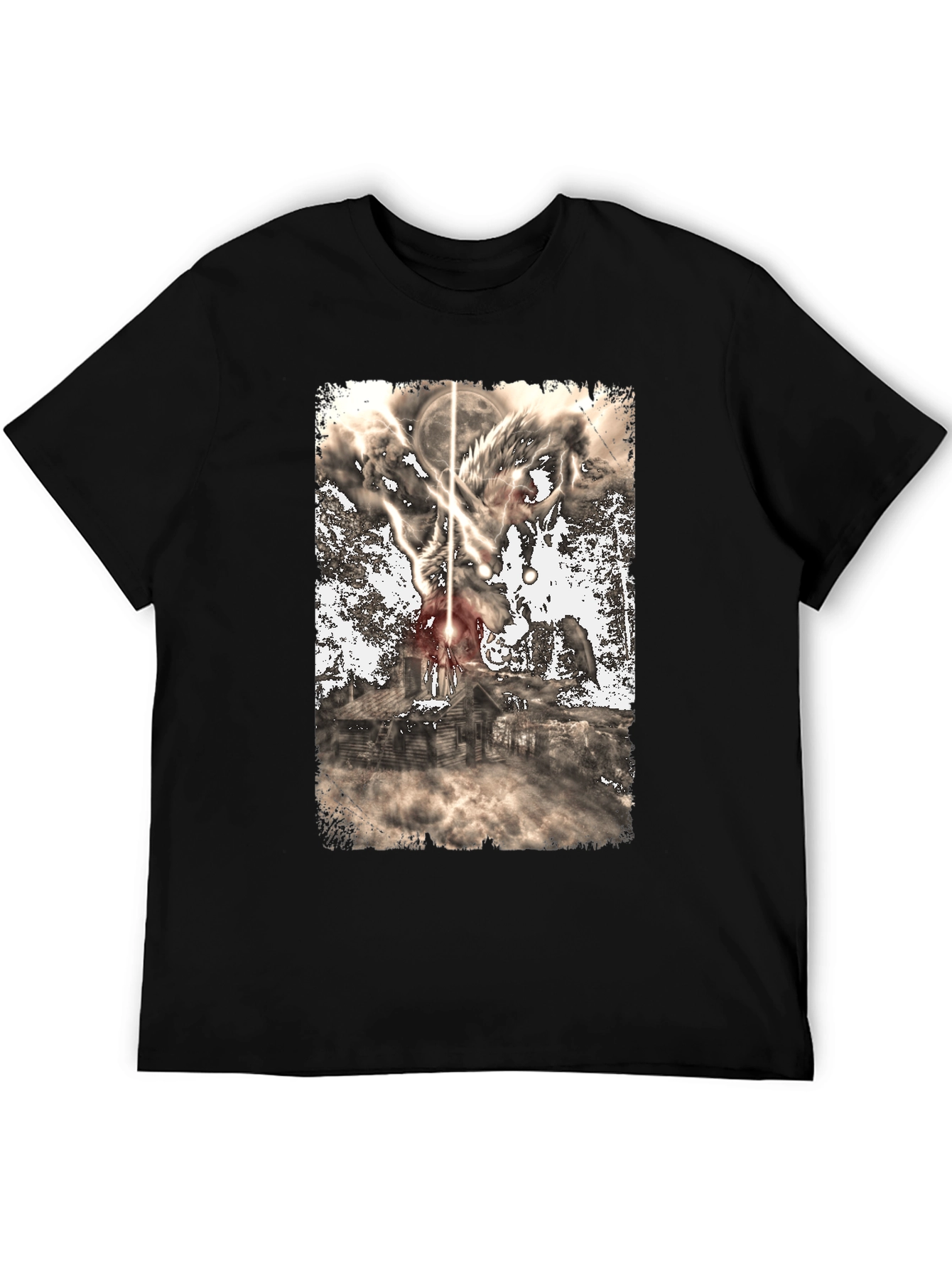 Wolf Moon Cabin Graphic Tee