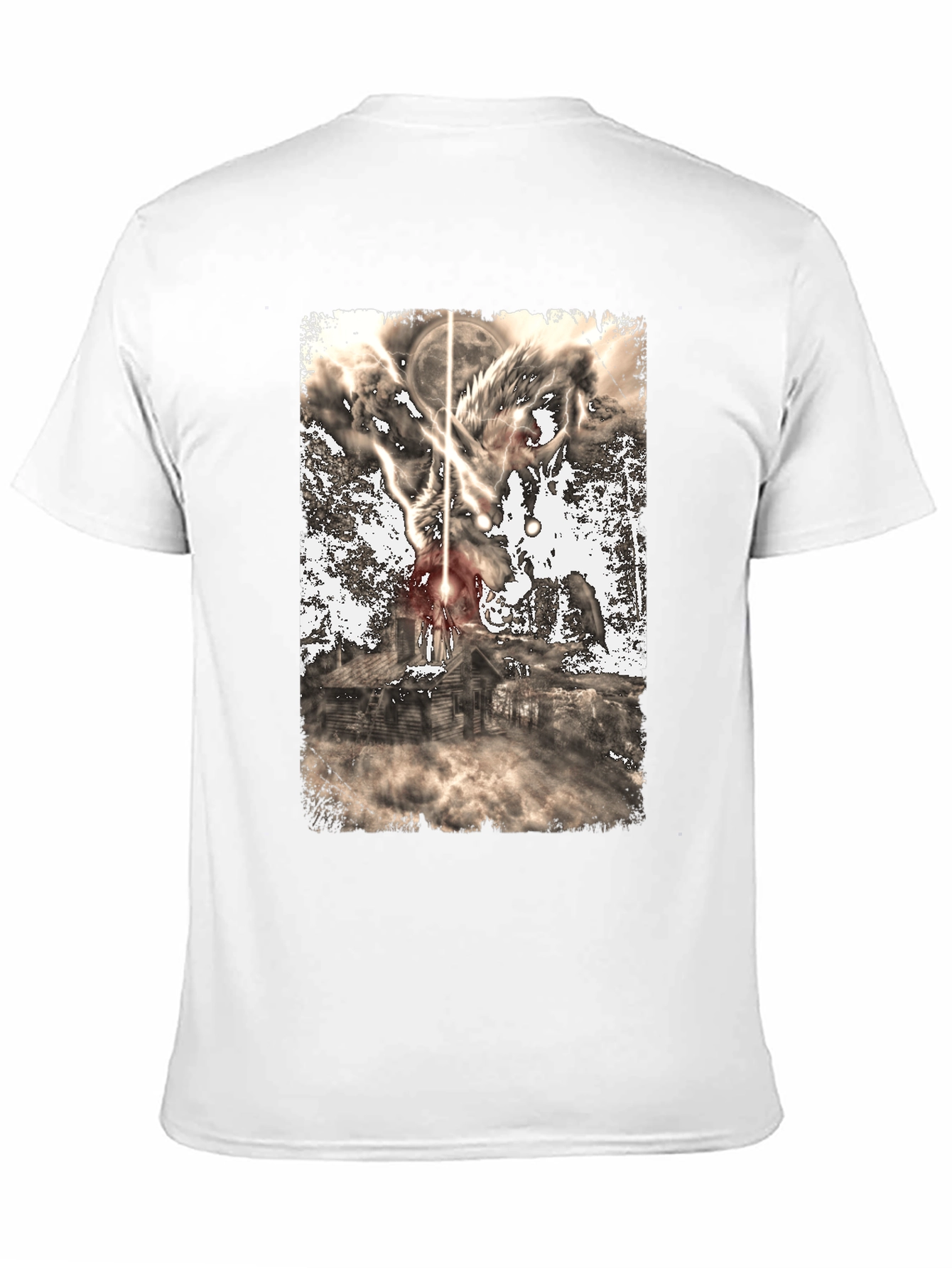 Wolf Moon Cabin Graphic Tee