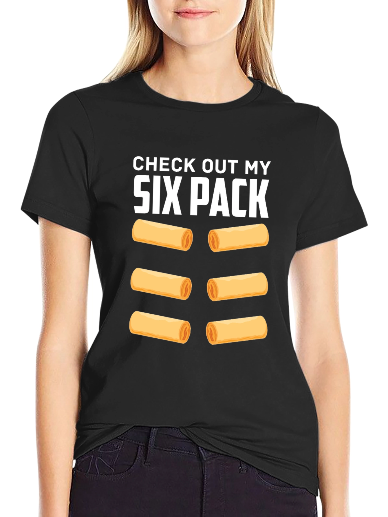 Funny Six Pack Spring Roll T-Shirt