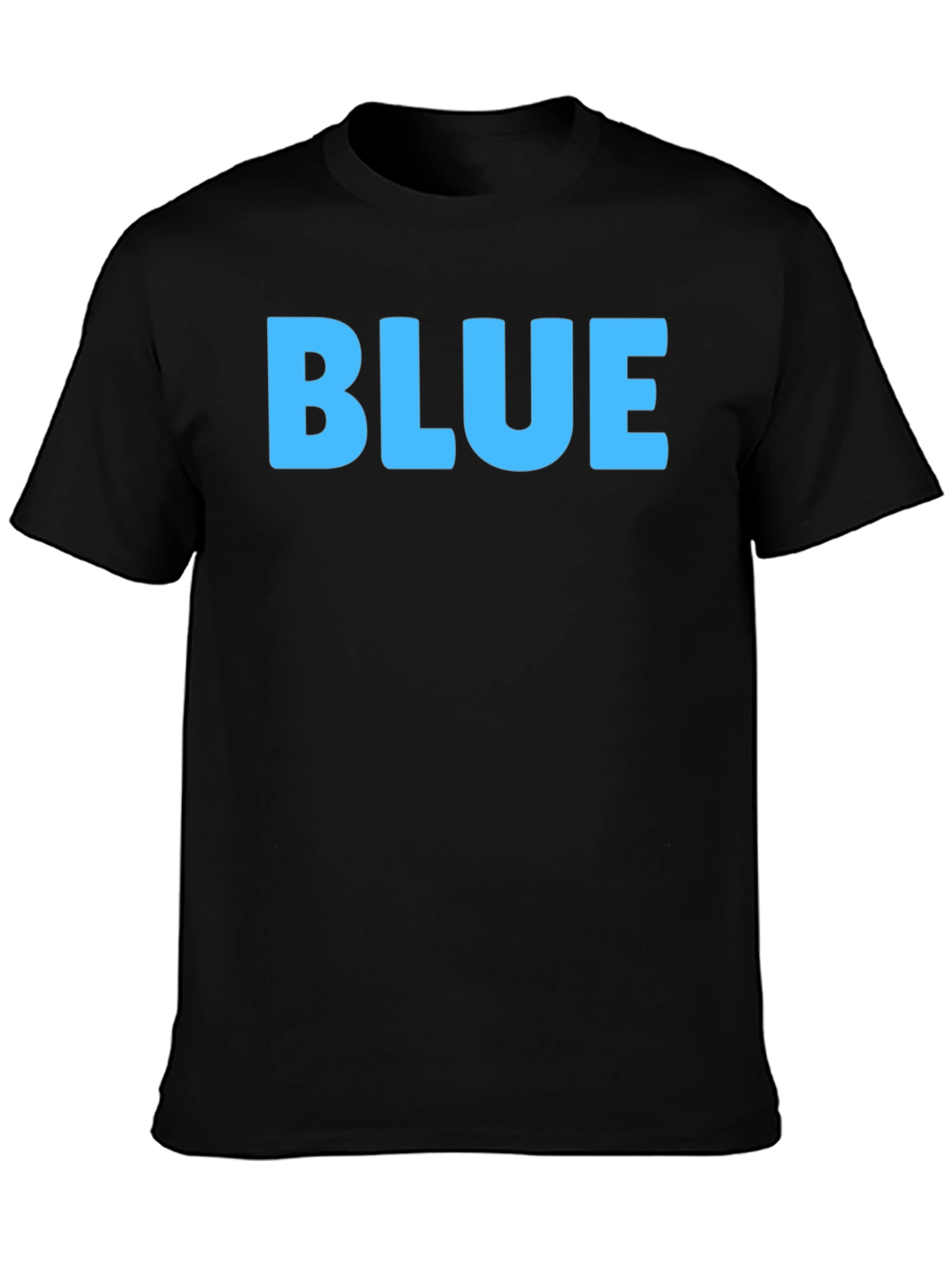 Bold BLUE Graphic Tee - Casual Comfort