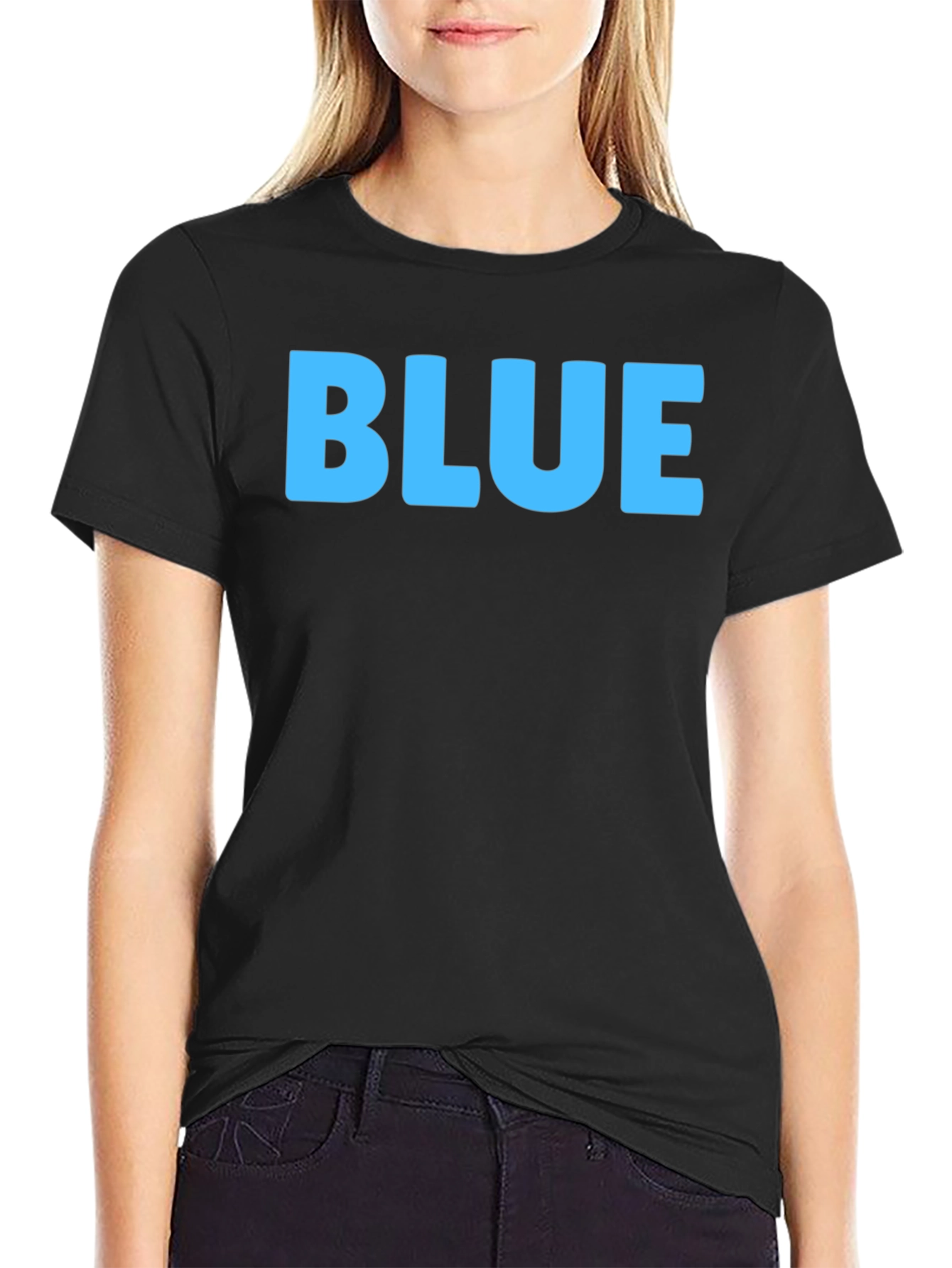 Bold BLUE Graphic Tee - Casual Comfort