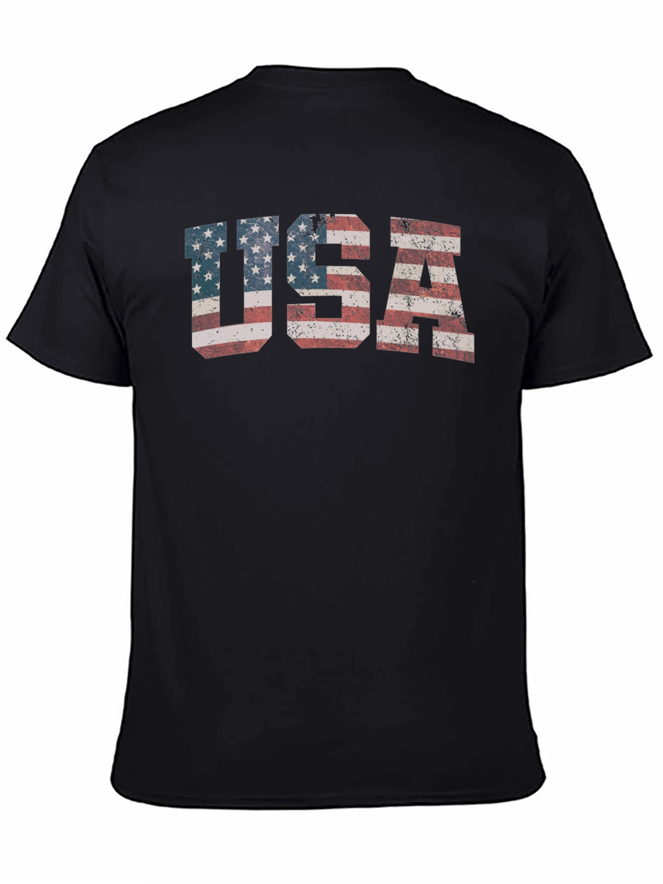 USA Flag Graphic T-Shirt