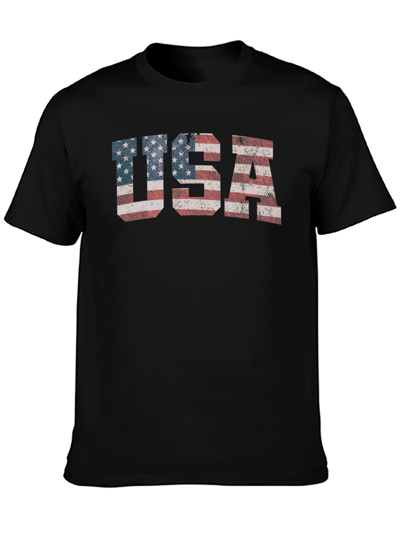 USA Flag Graphic T-Shirt