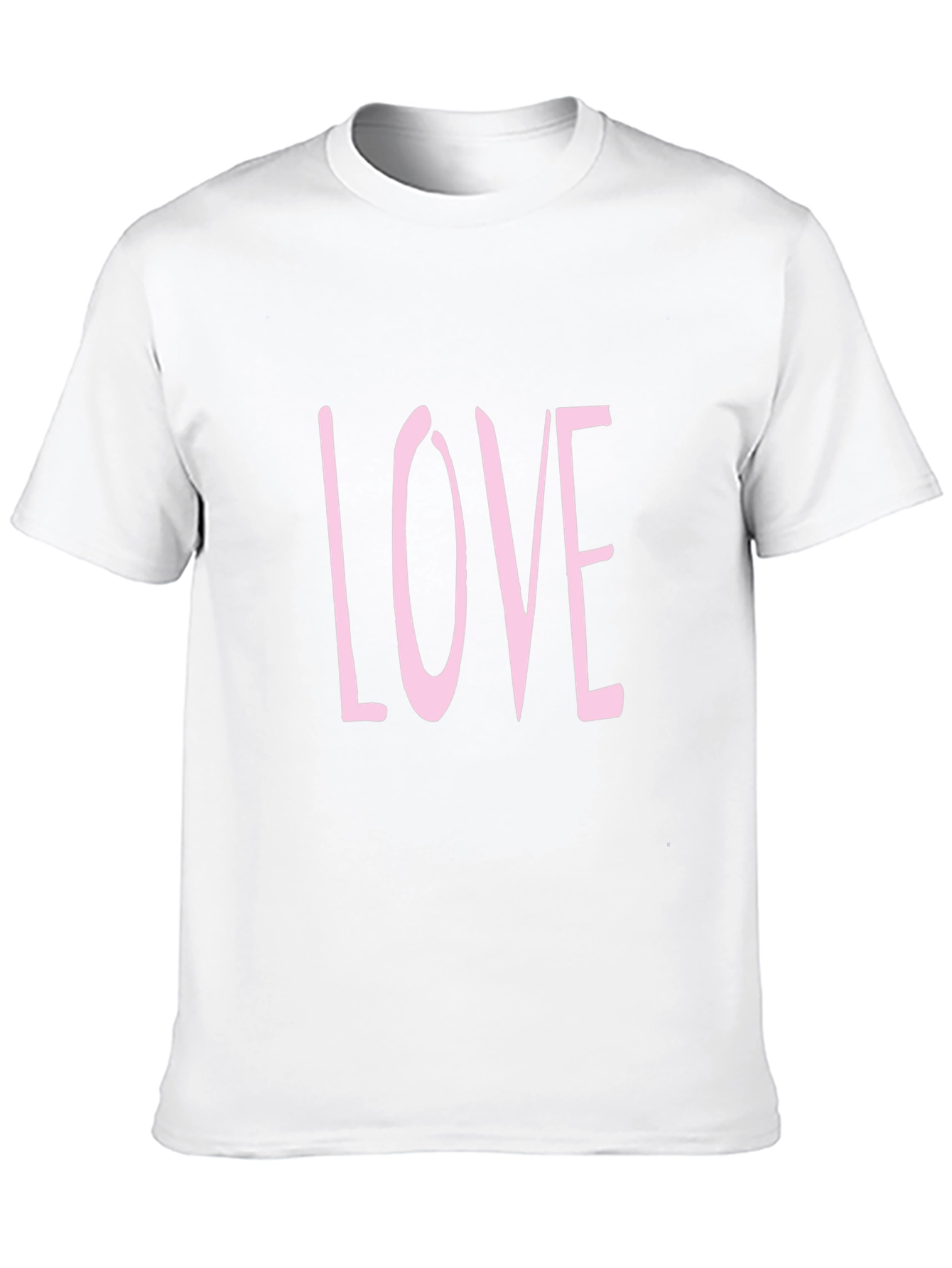 Mens Black LOVE Graphic Tee