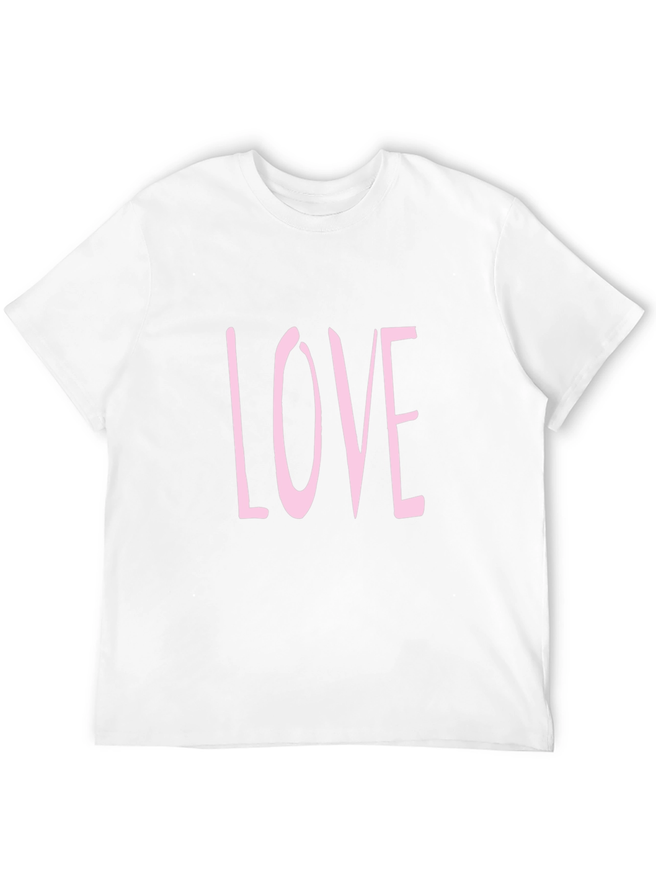 Mens Black LOVE Graphic Tee