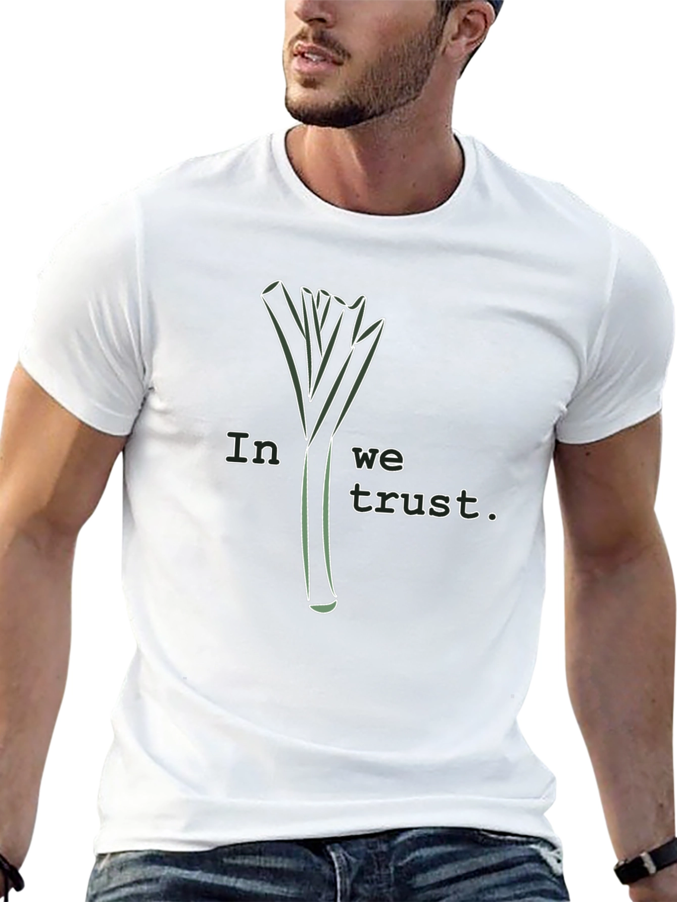 Leek In We Trust Graphic Tee