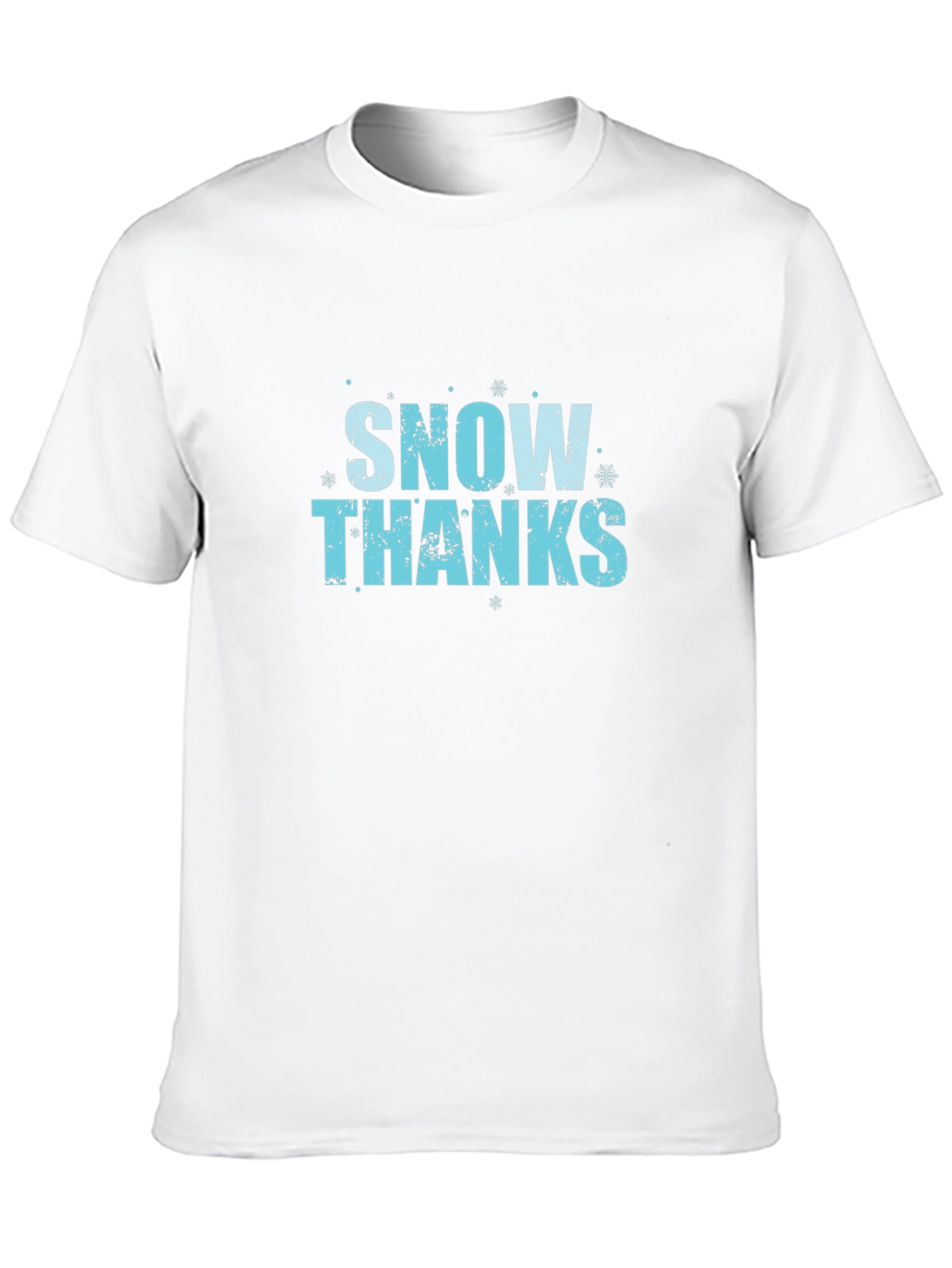 Snow Thanks Black T-Shirt