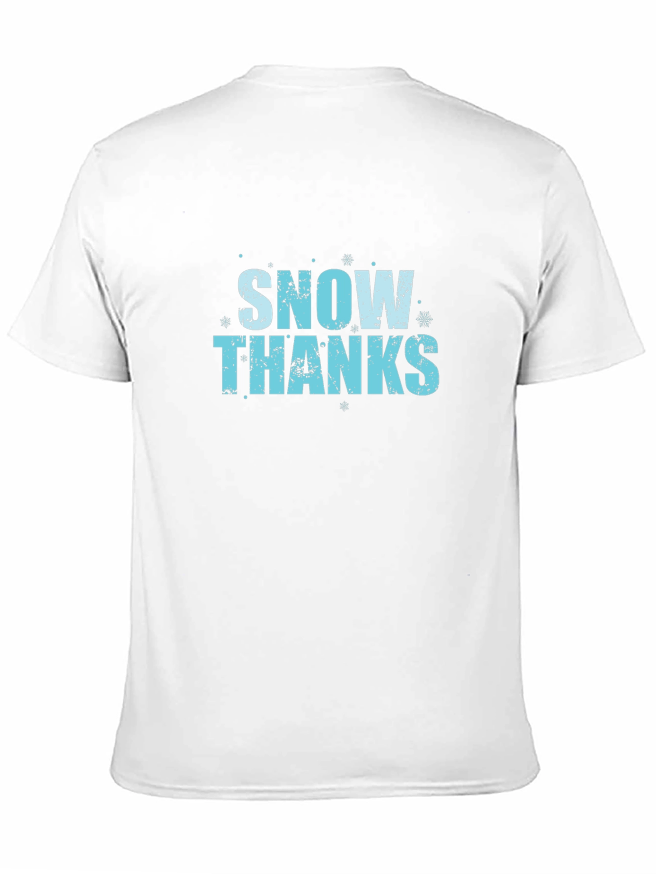 Snow Thanks Black T-Shirt