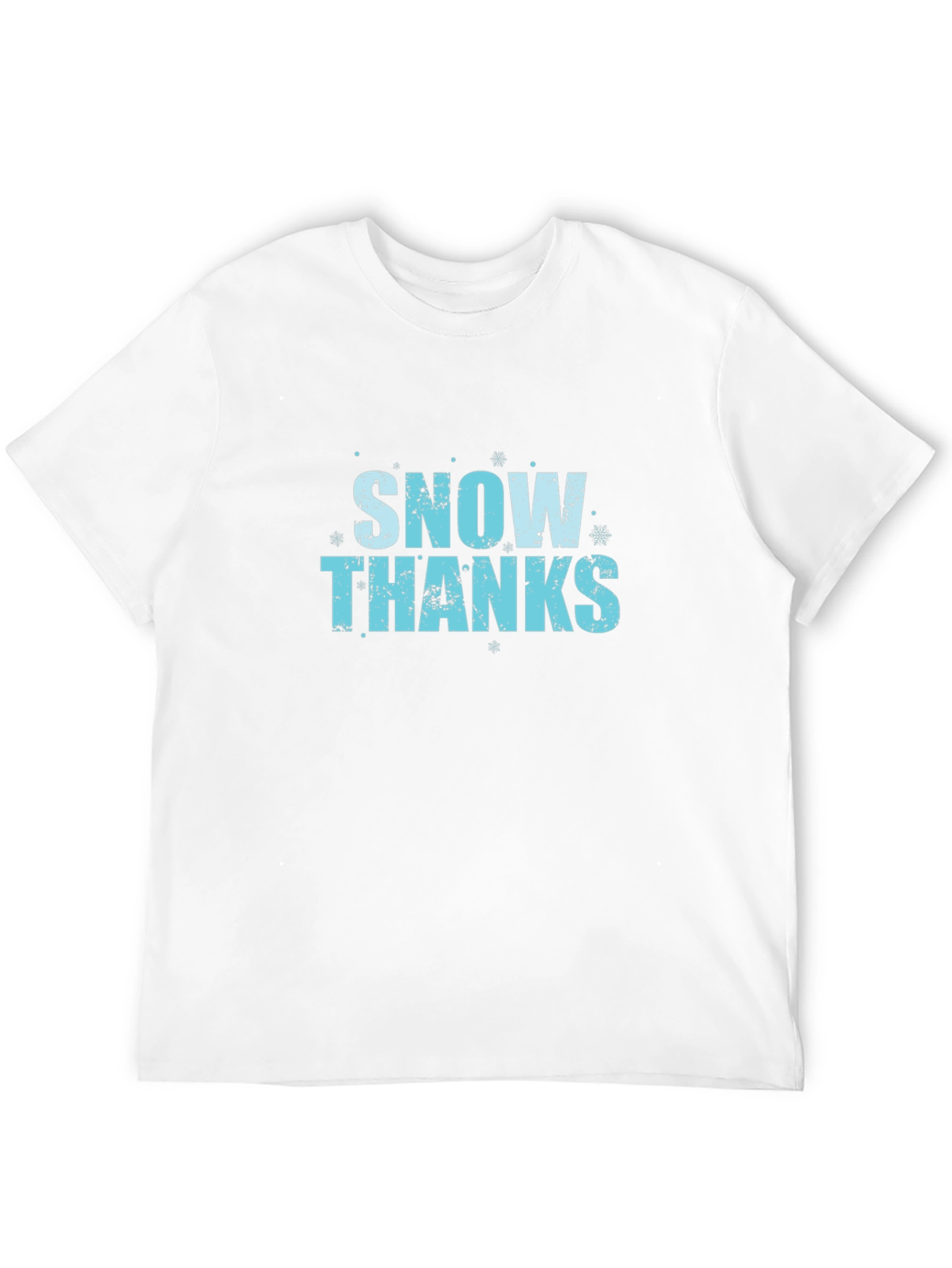 Snow Thanks Black T-Shirt
