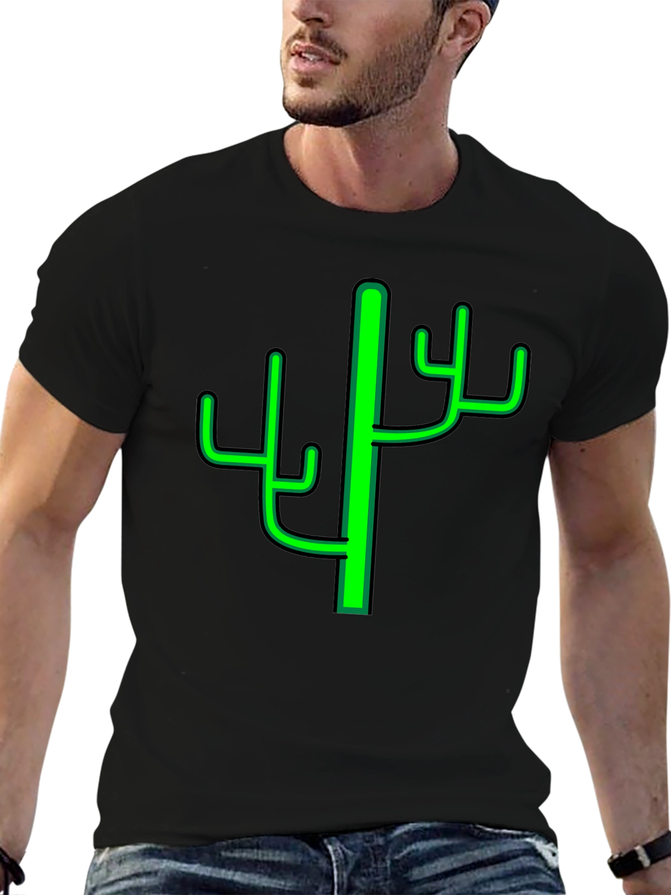 Cactus Graphic Tee - Trendy Desert Style
