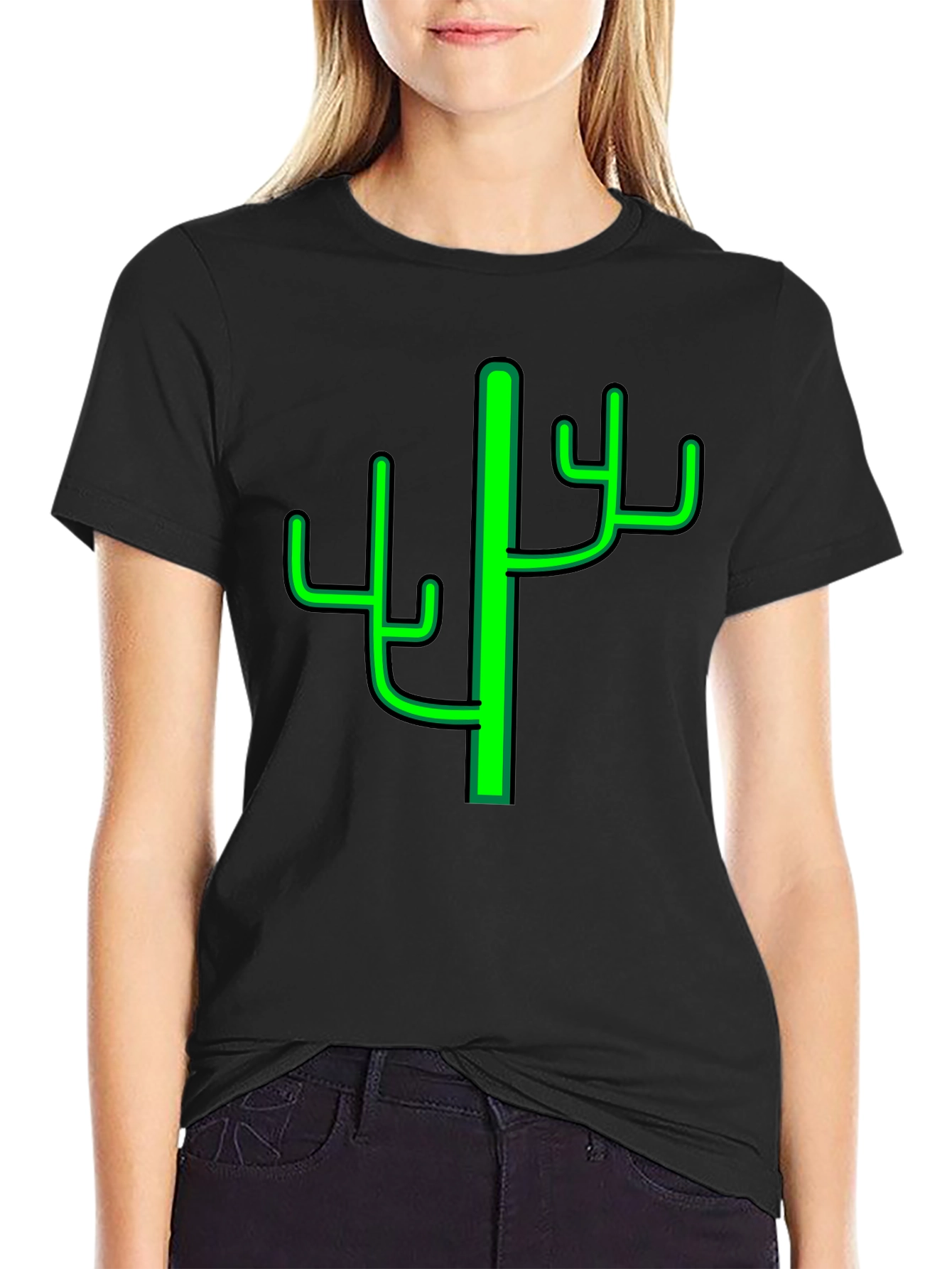 Cactus Graphic Tee - Trendy Desert Style