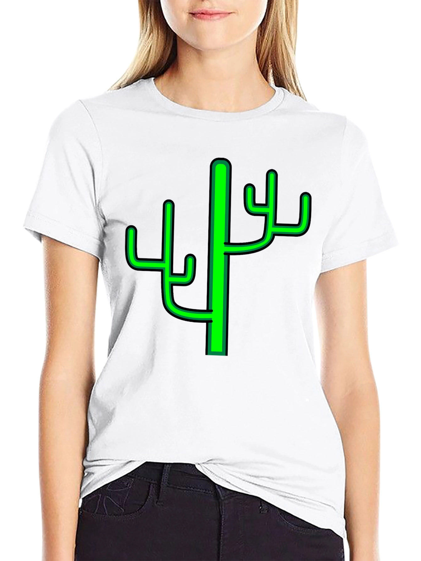 Cactus Graphic Tee - Trendy Desert Style