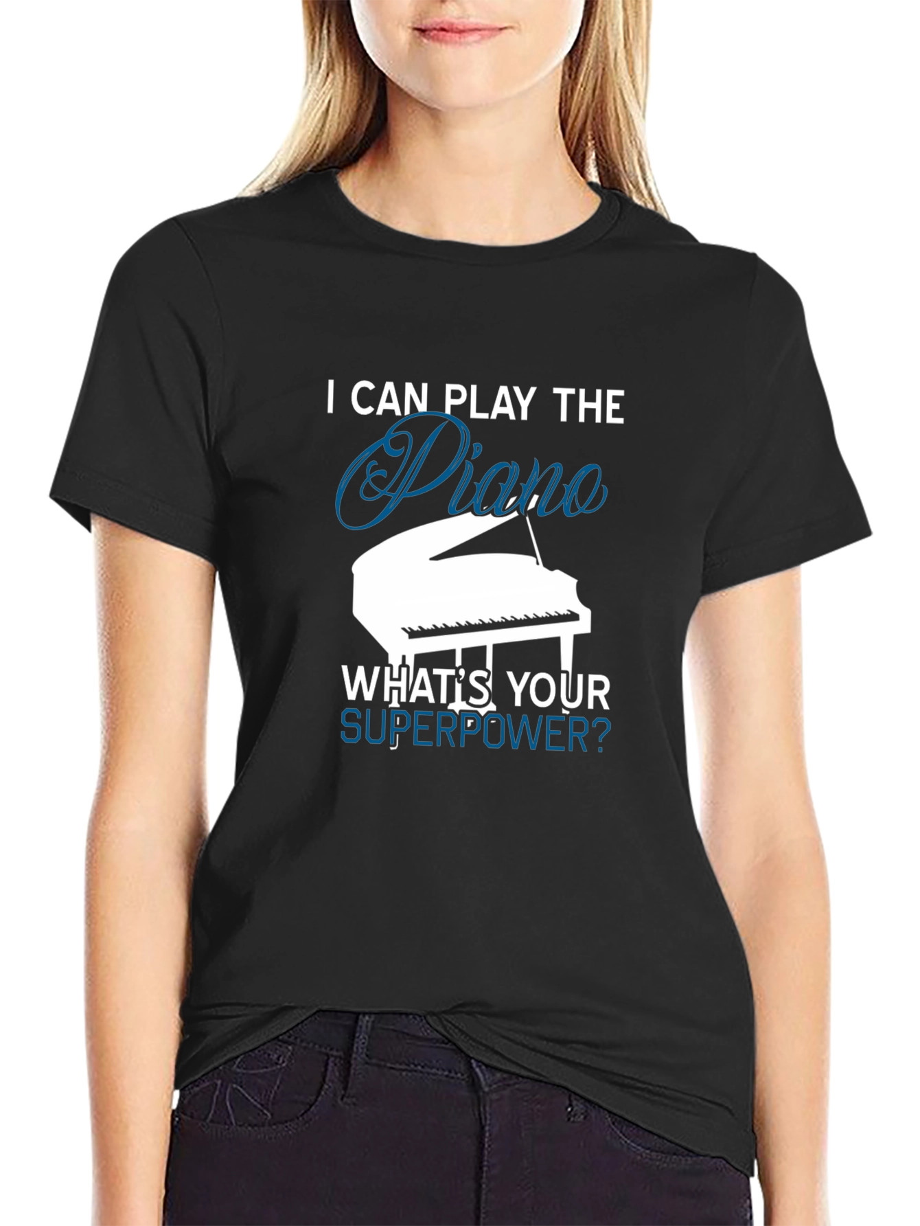 Piano Superpower T-Shirt - Musician Gift