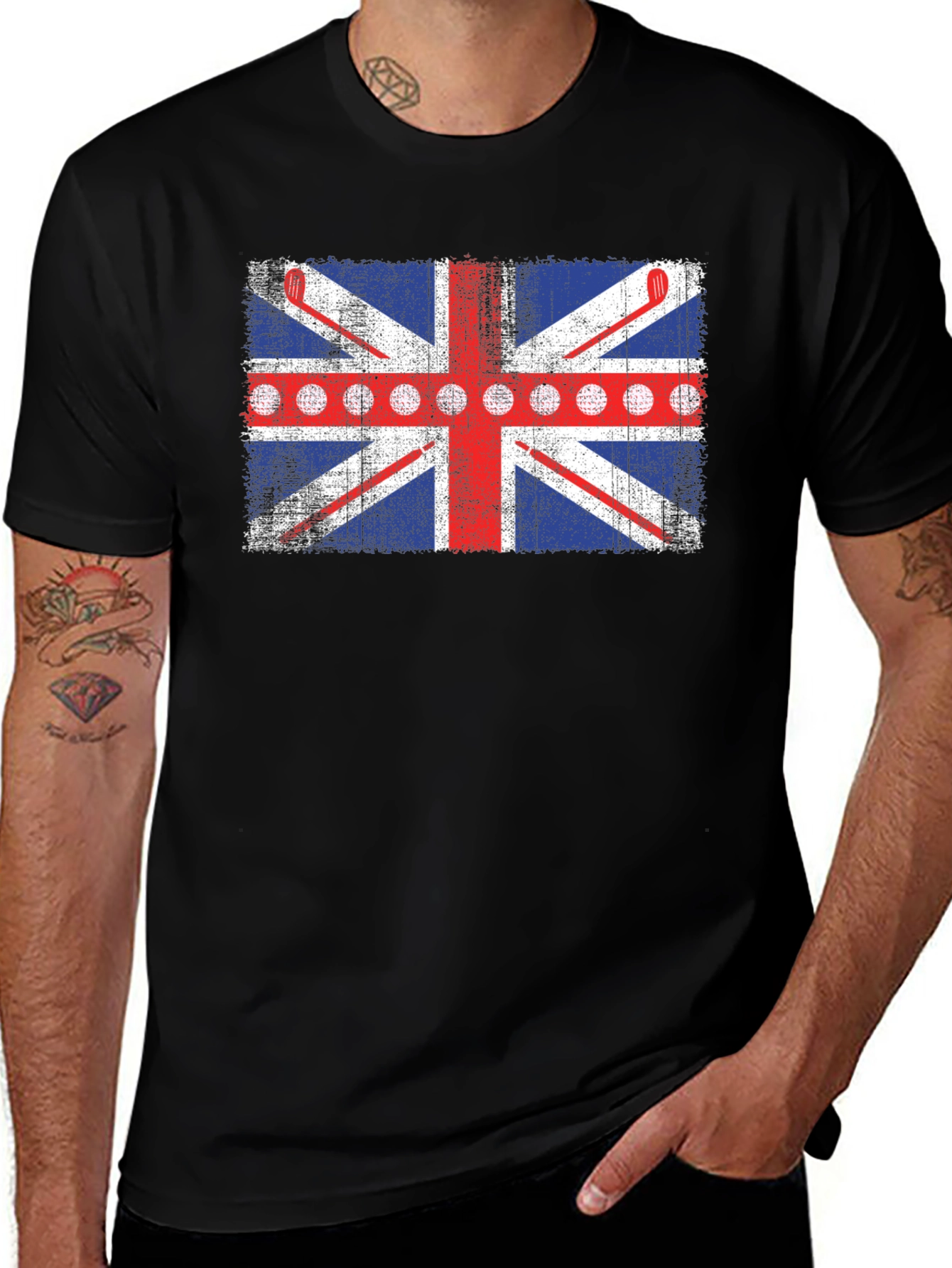 Union Jack Golf T-Shirt