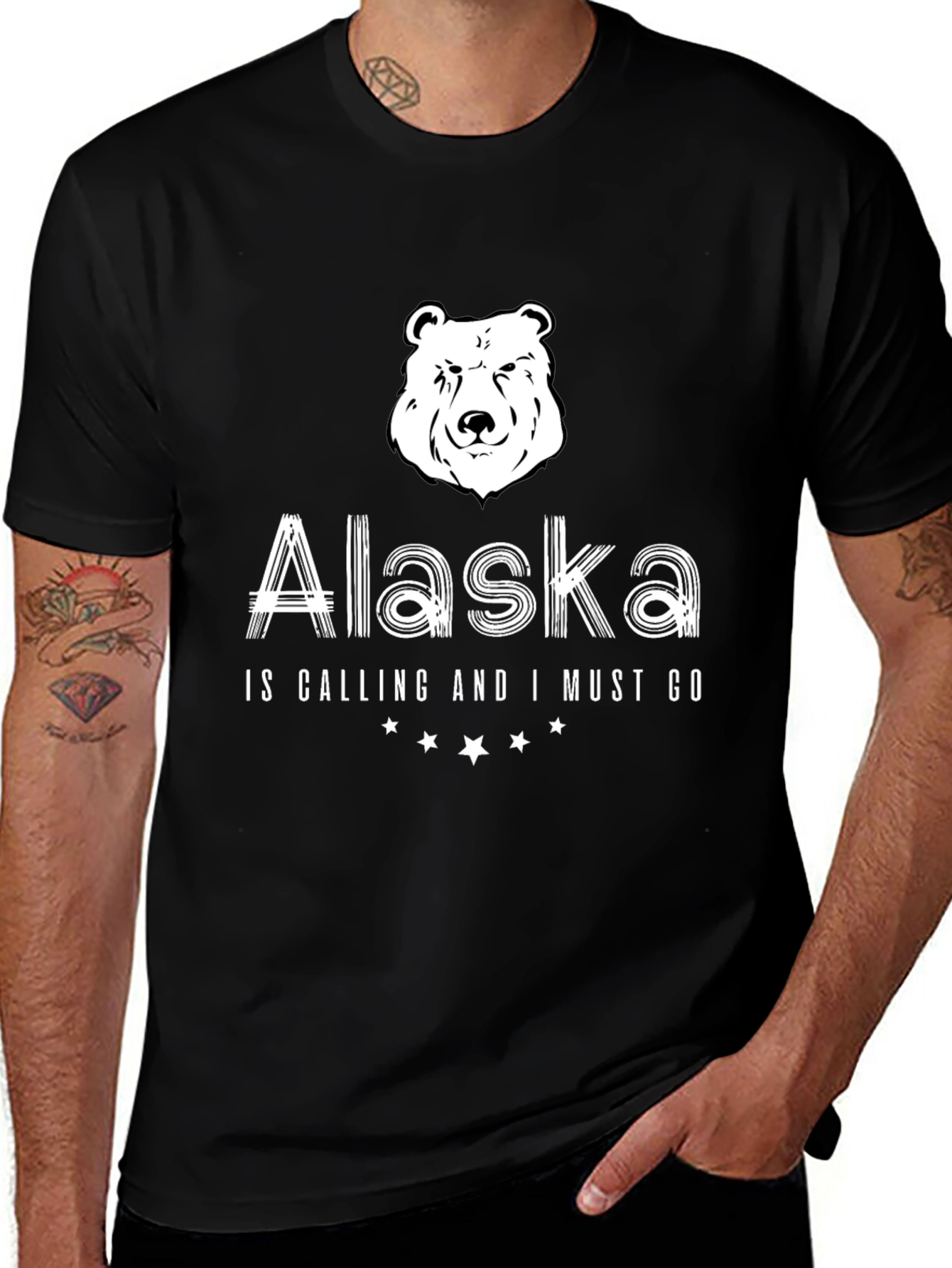 Alaska Calling Bear T-Shirt - Unisex Graphic Tee
