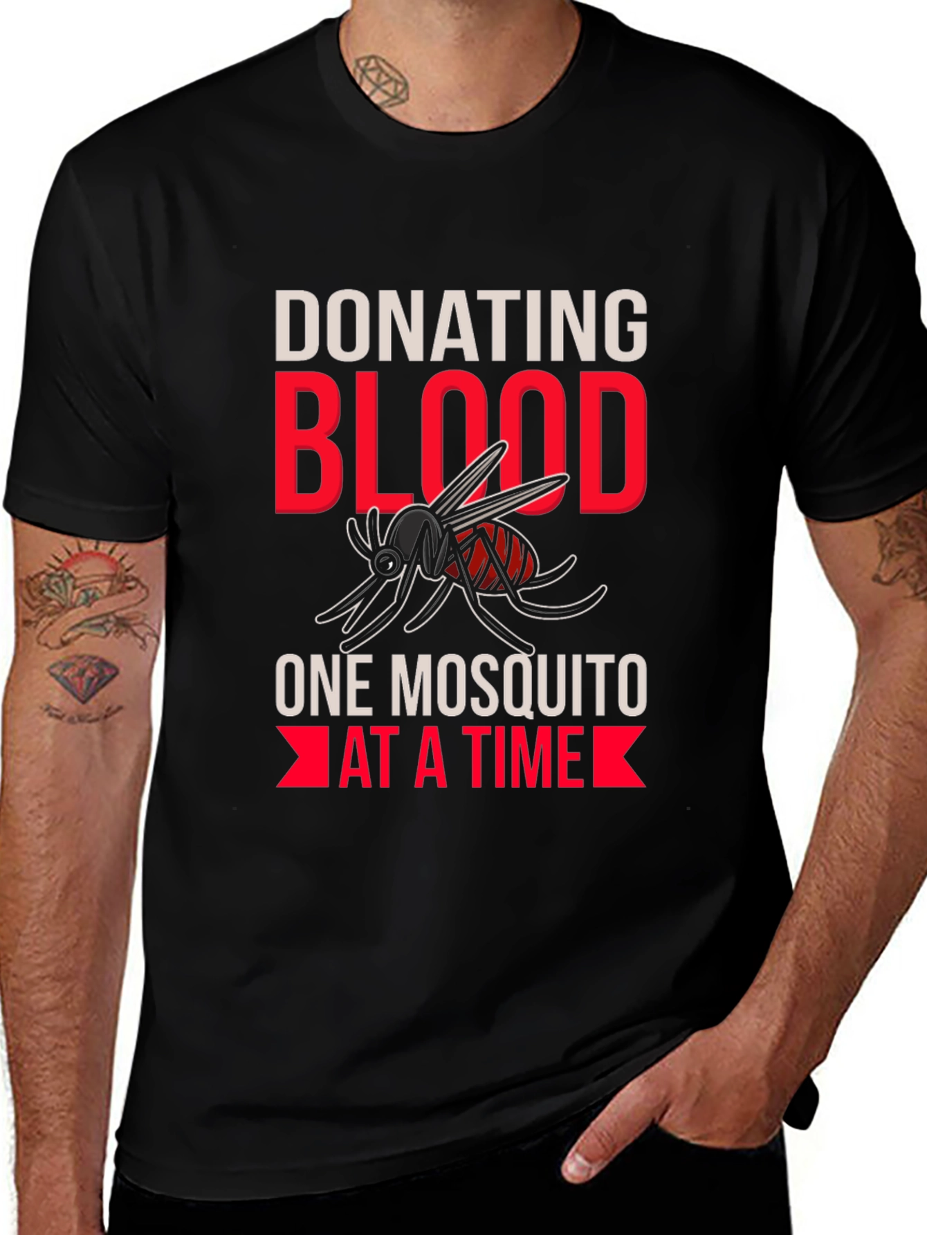 Donating Blood One Mosquito At A Time T-Shirt