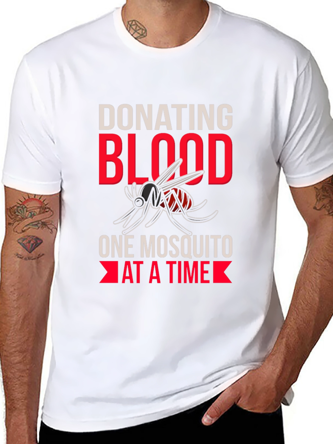 Donating Blood One Mosquito At A Time T-Shirt