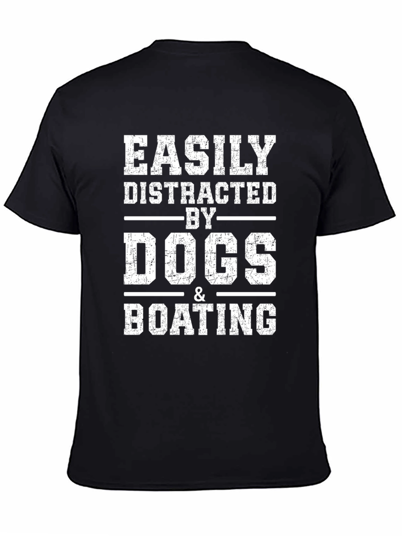 Easily Distracted By Dogs & Boating Graphic Tee