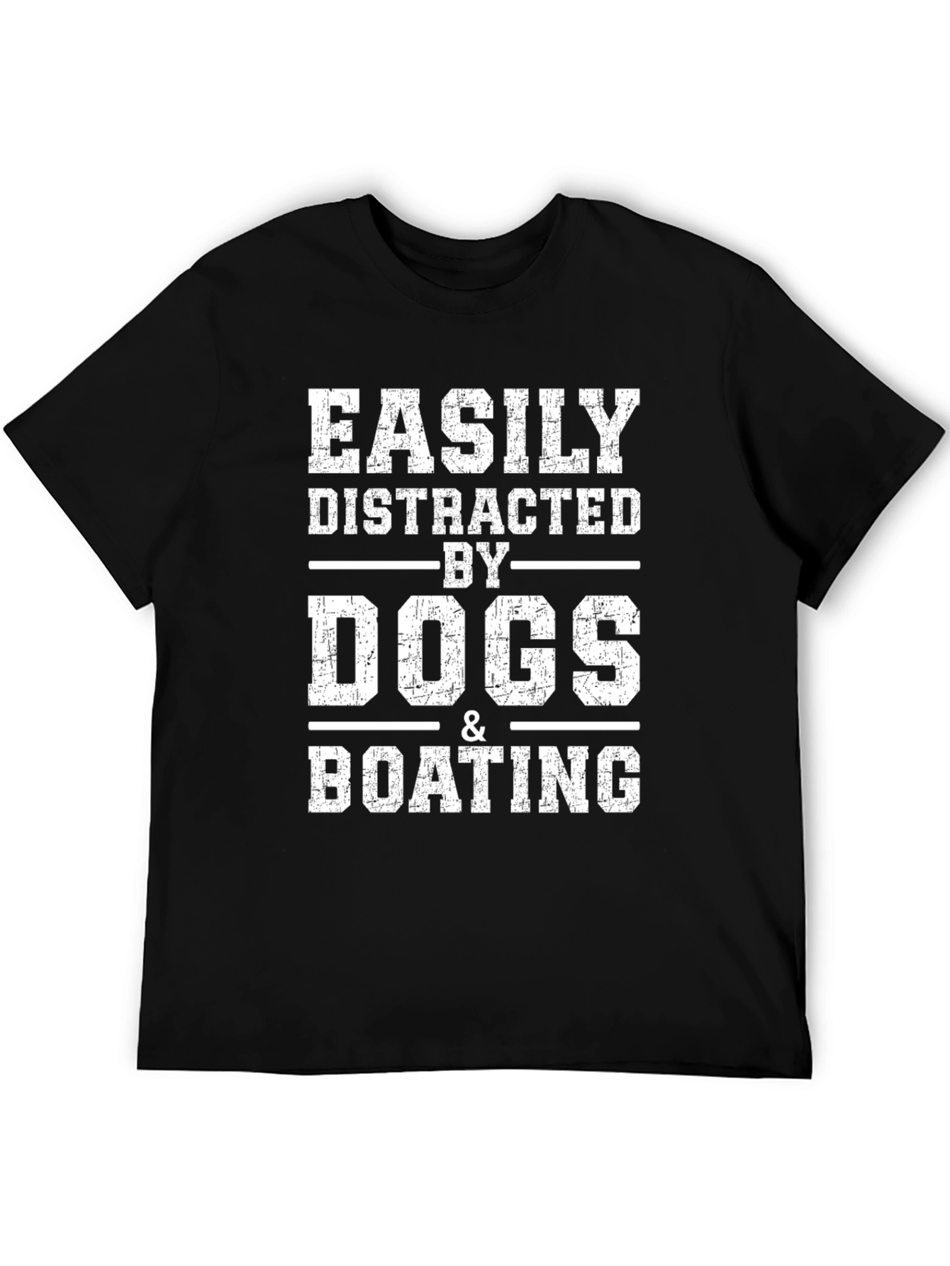Easily Distracted By Dogs & Boating Graphic Tee