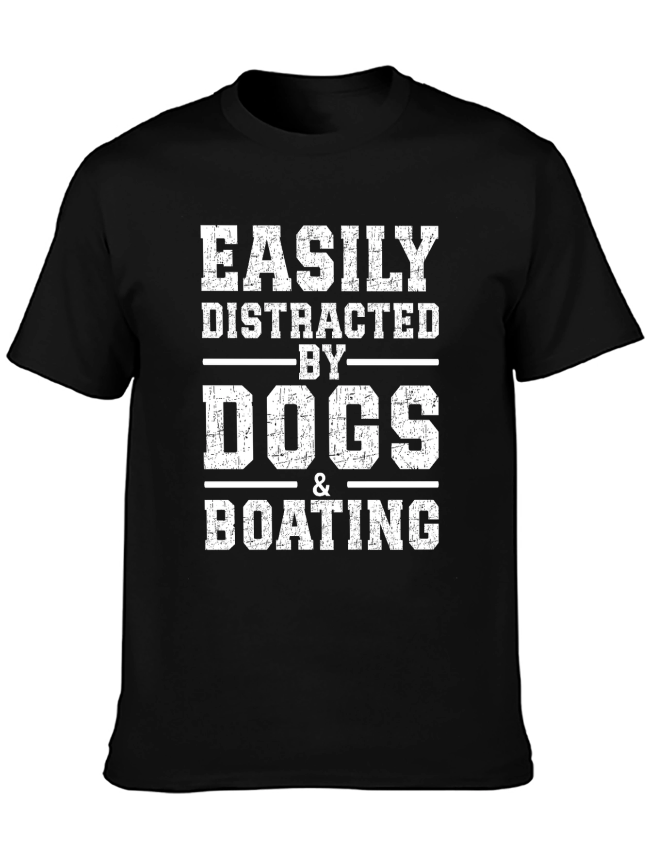 Easily Distracted By Dogs & Boating Graphic Tee