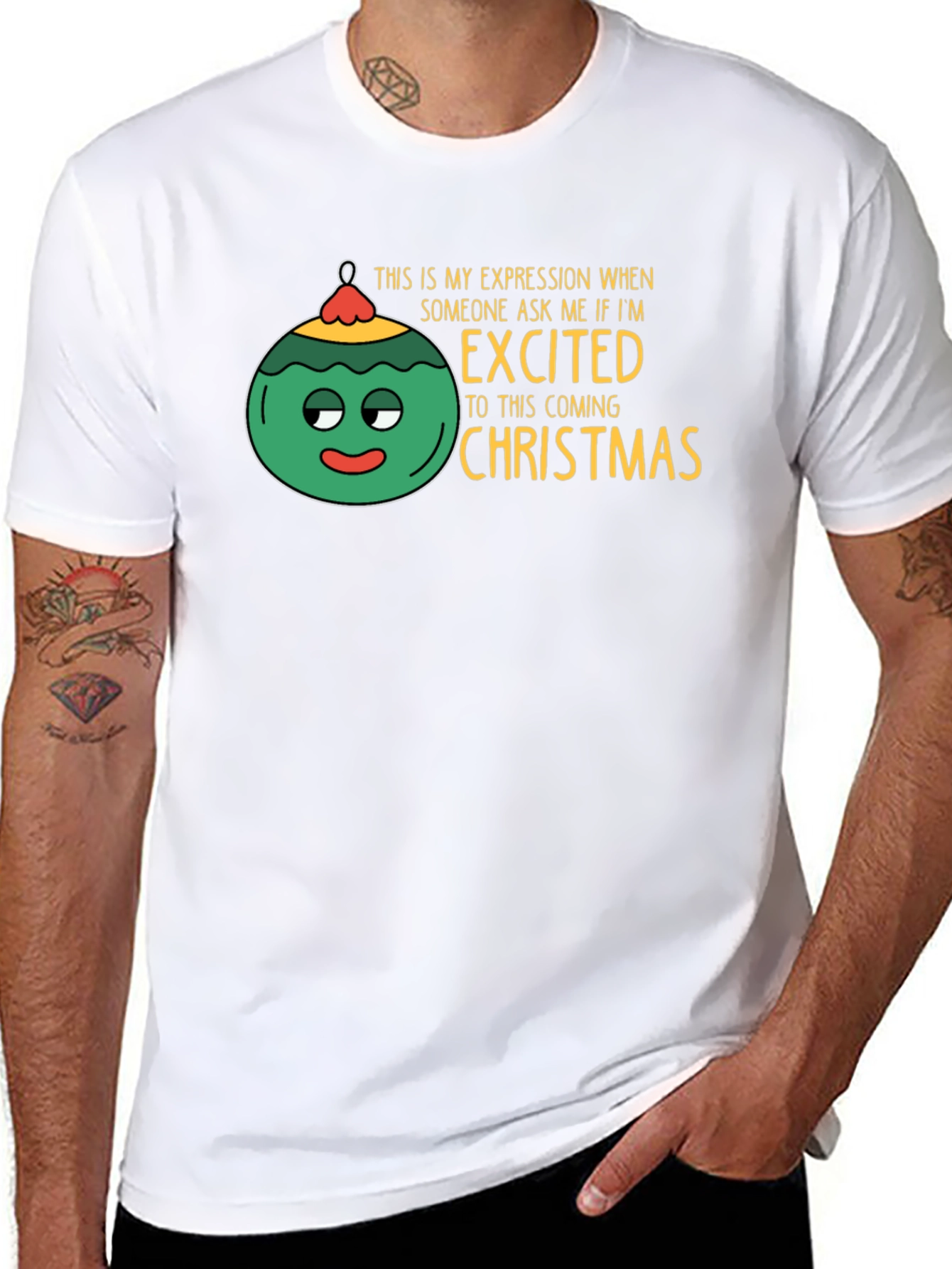 Excited for Christmas Graphic T-Shirt