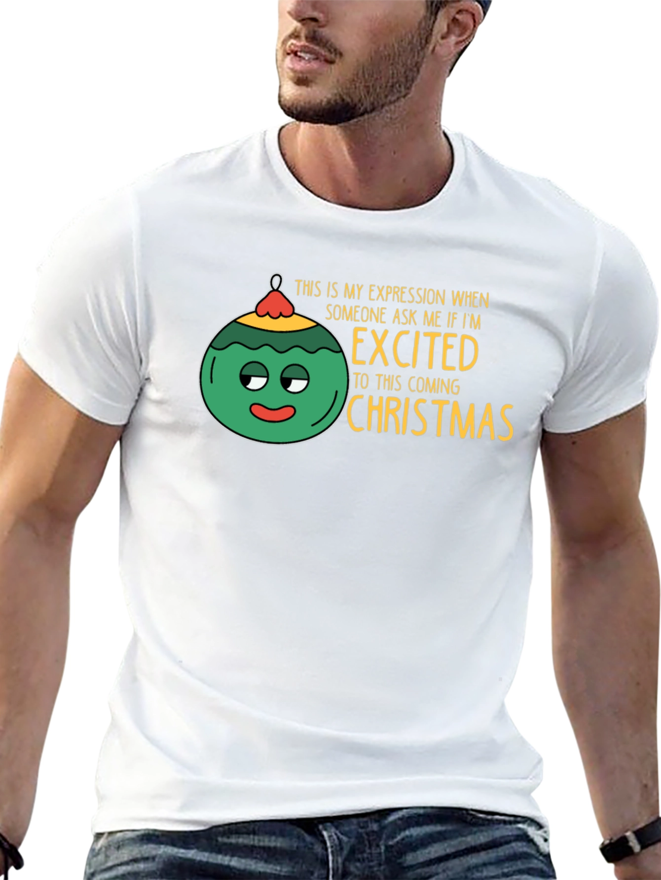 Excited for Christmas Graphic T-Shirt