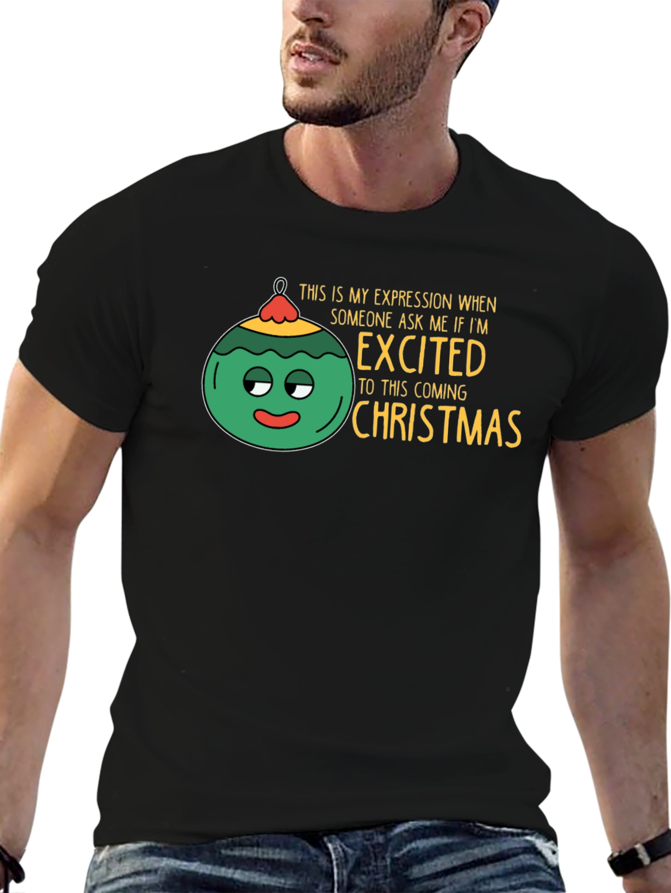 Excited for Christmas Graphic T-Shirt